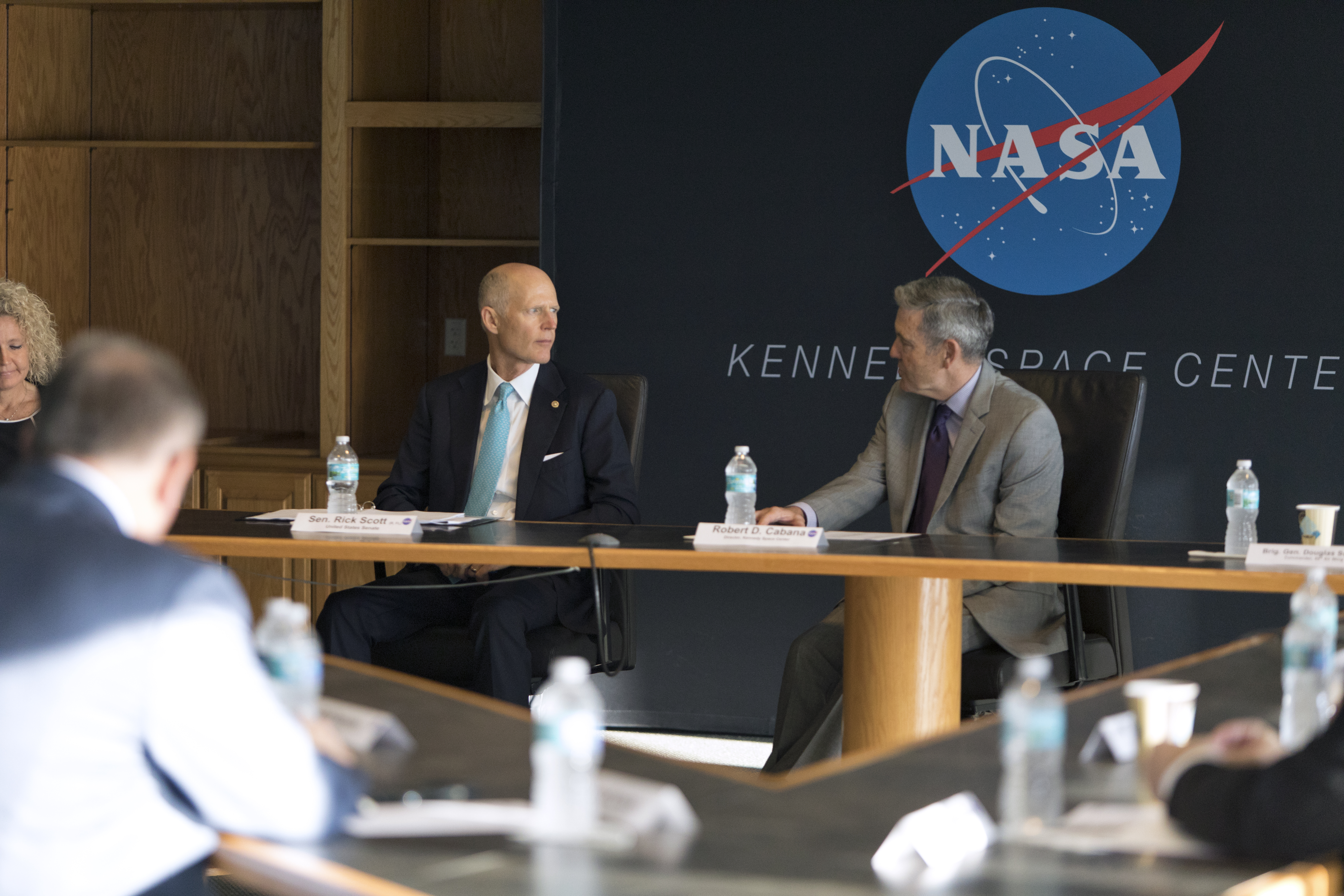 Senator Rick Scott Visits KSC