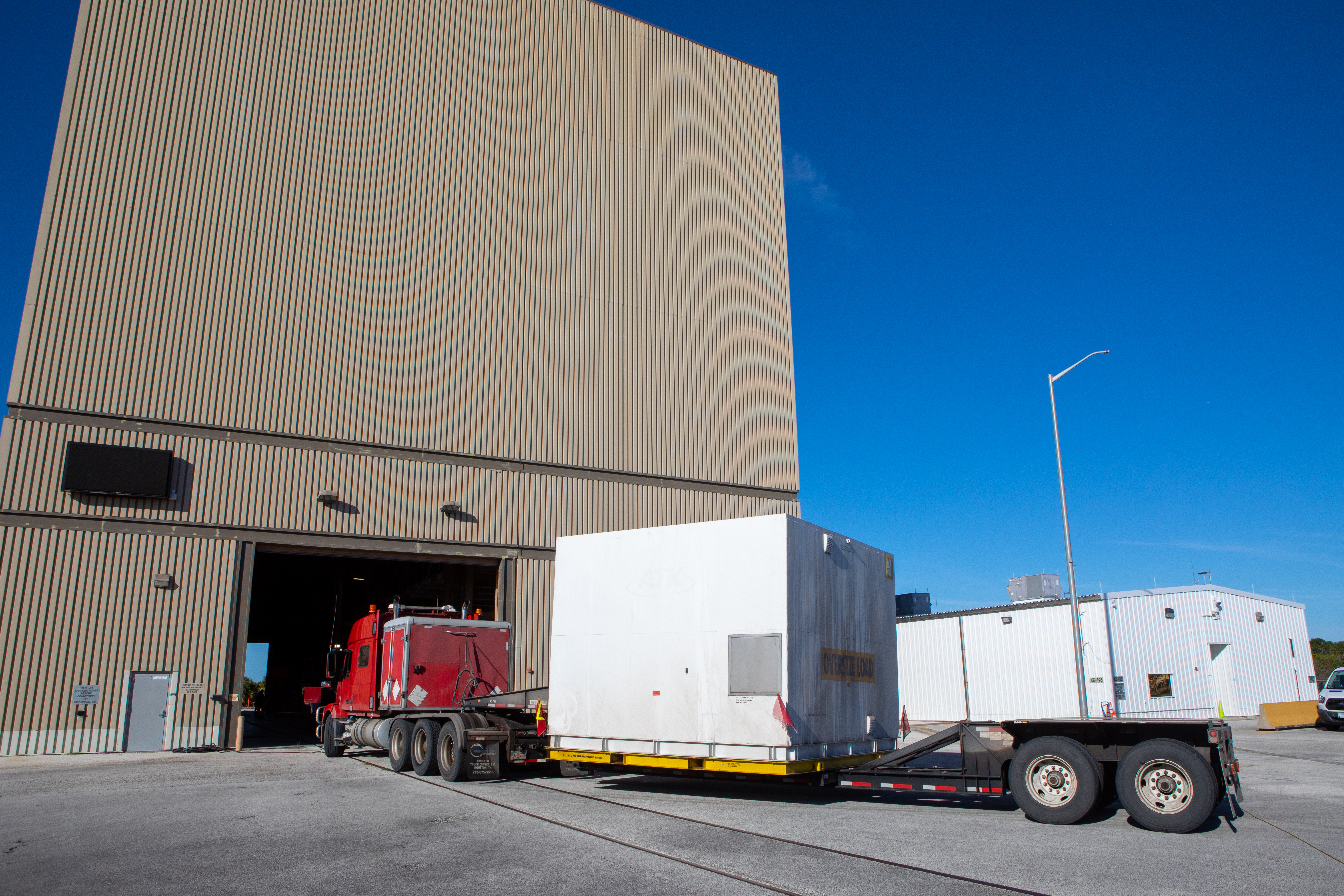 SLS Booster Aft (Right) Exit Cone Arrival