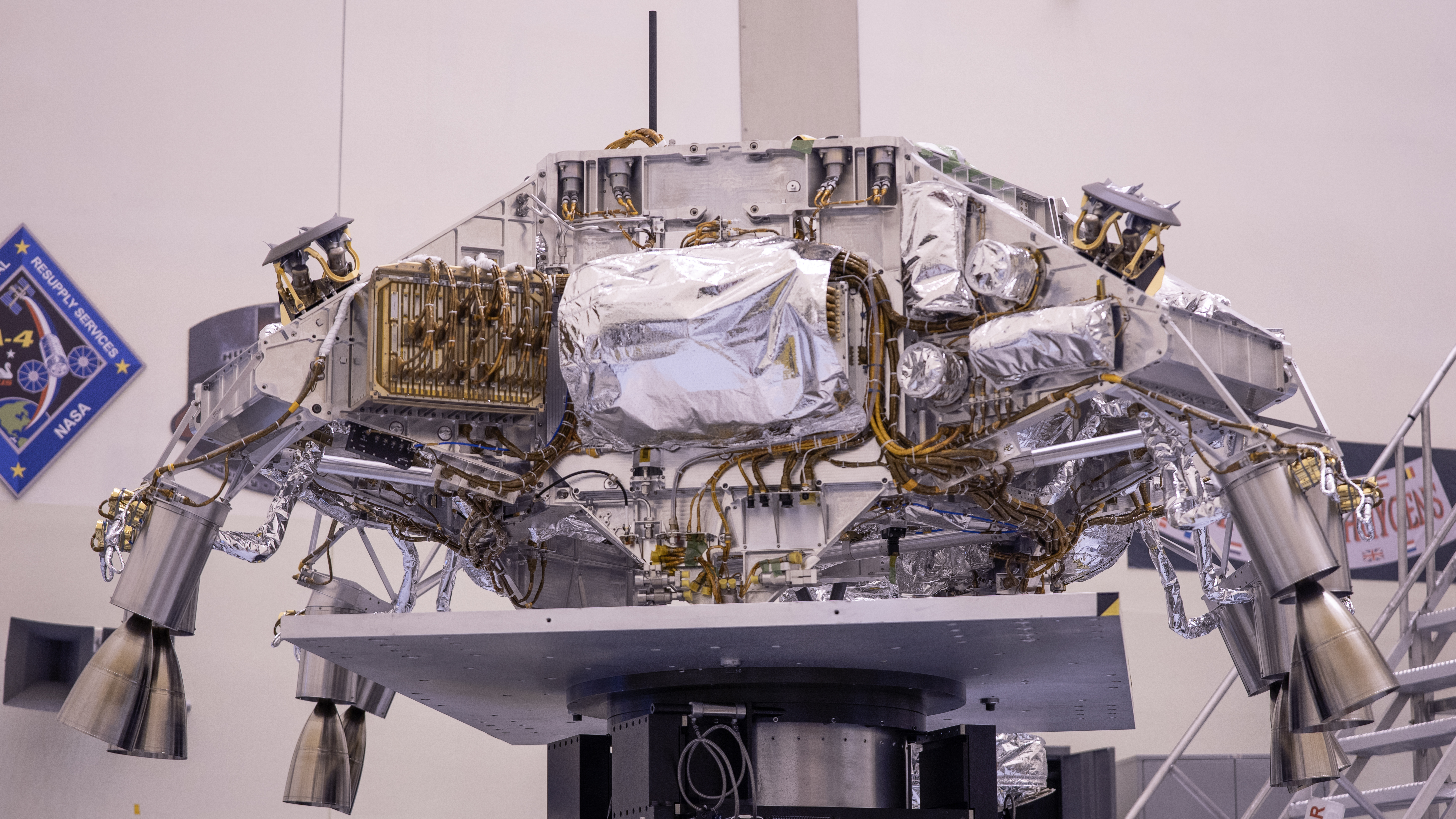 Mars 2020 Perseverance Descent Stage Mass Properties Test