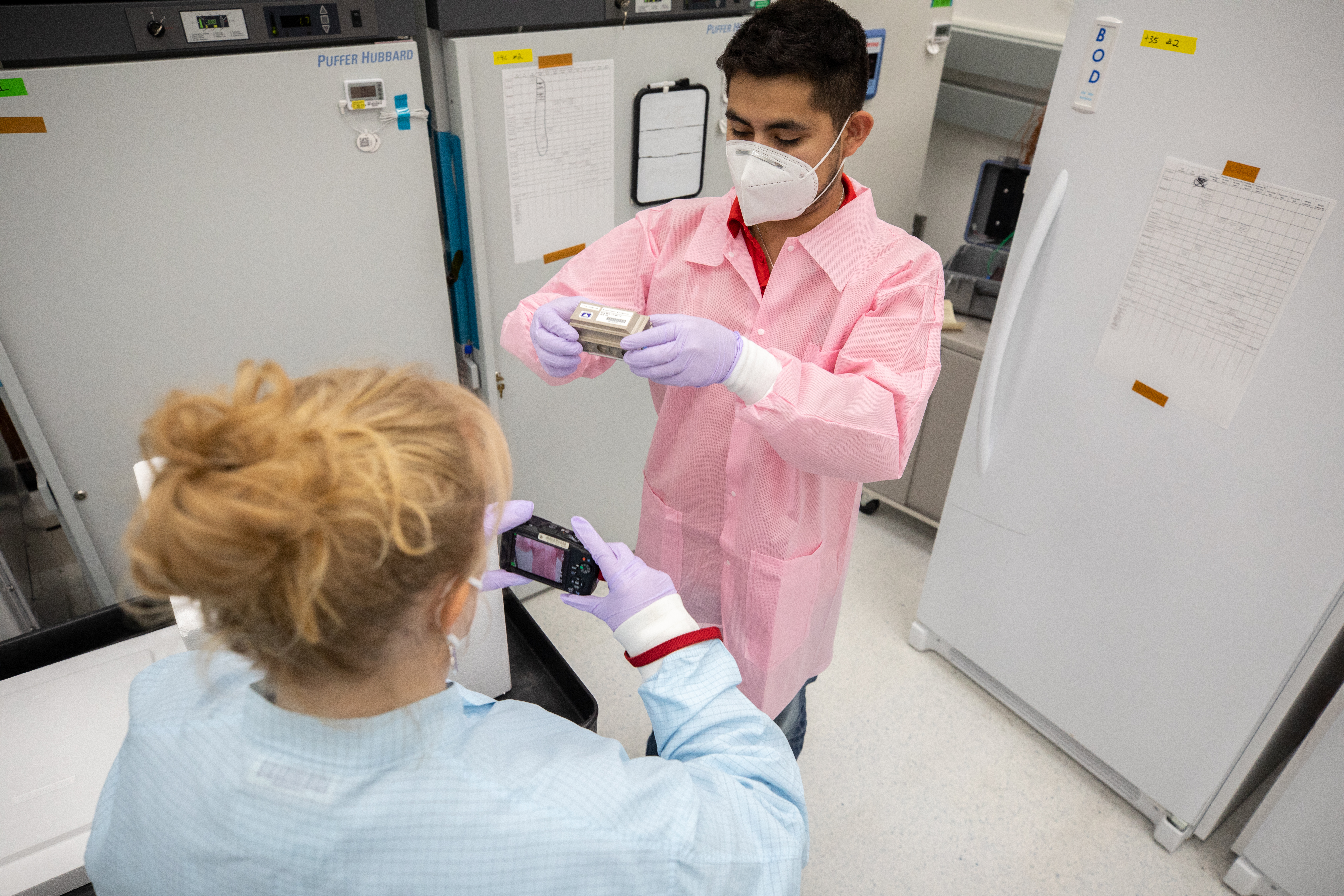 CRS-21 Science Experiments Unpacking