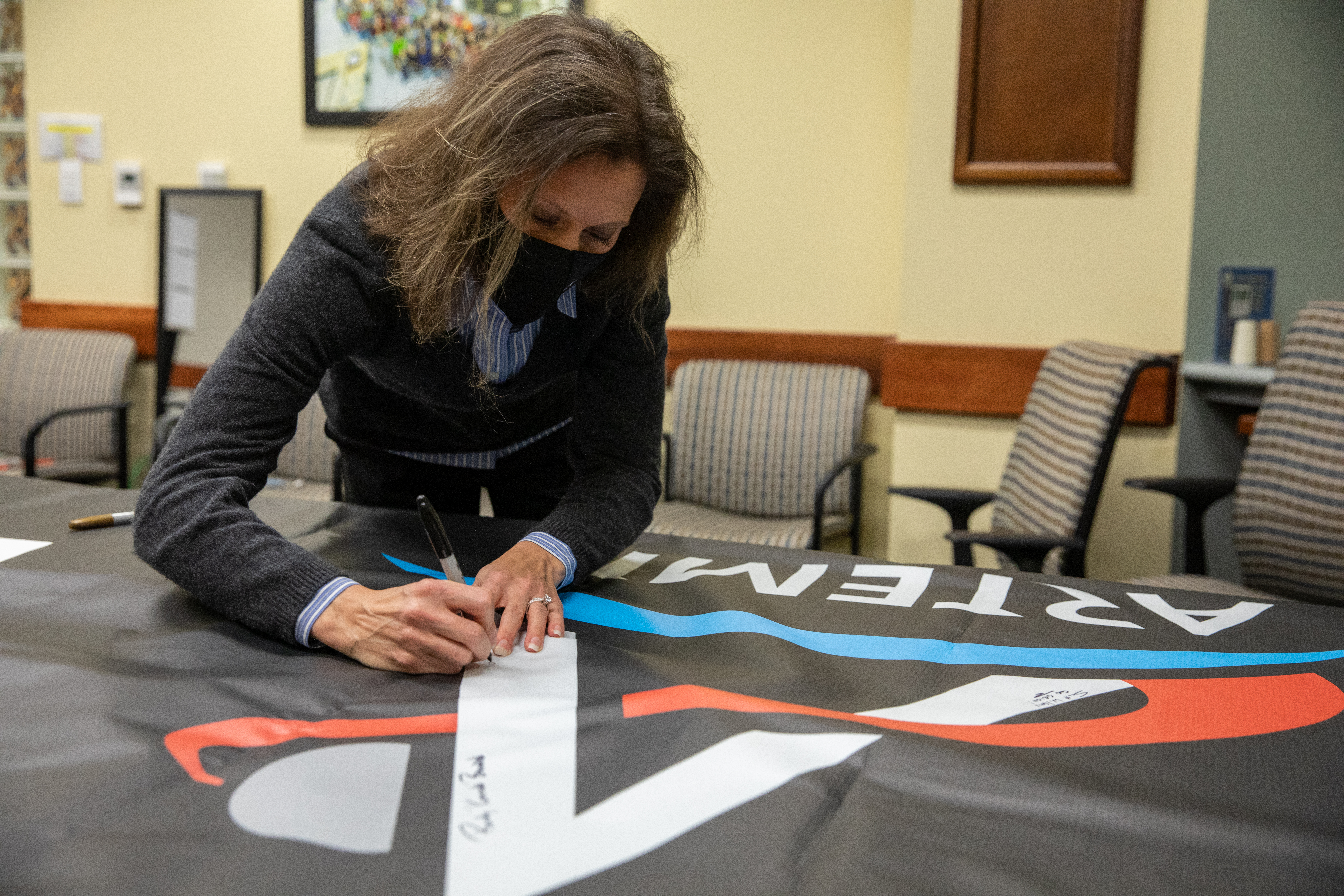 Artemis I Orion Lift to Transporter - Kathy Lueders Tour