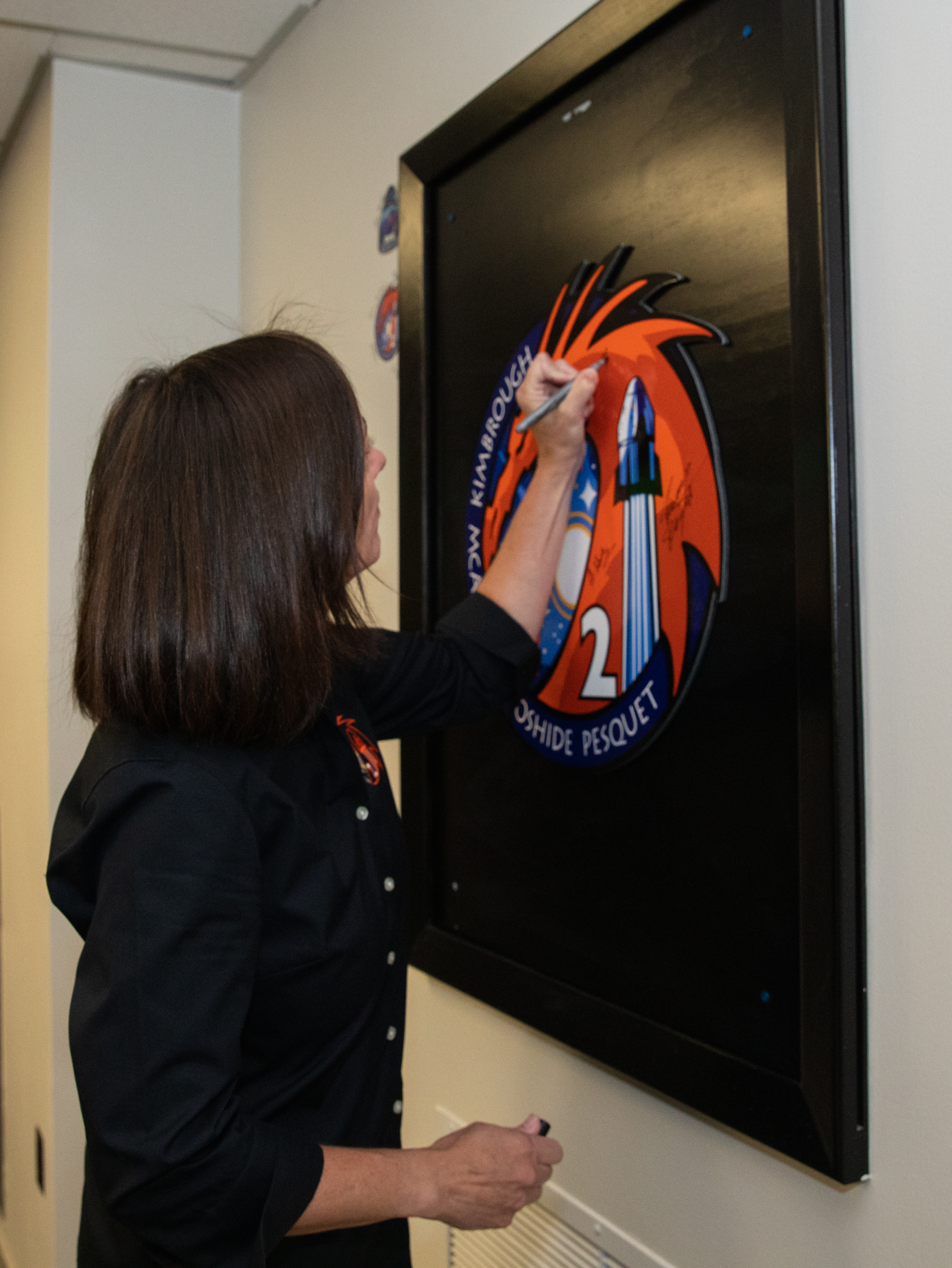 SpaceX Crew-2 Astronaut Wall Signing and Breakfast