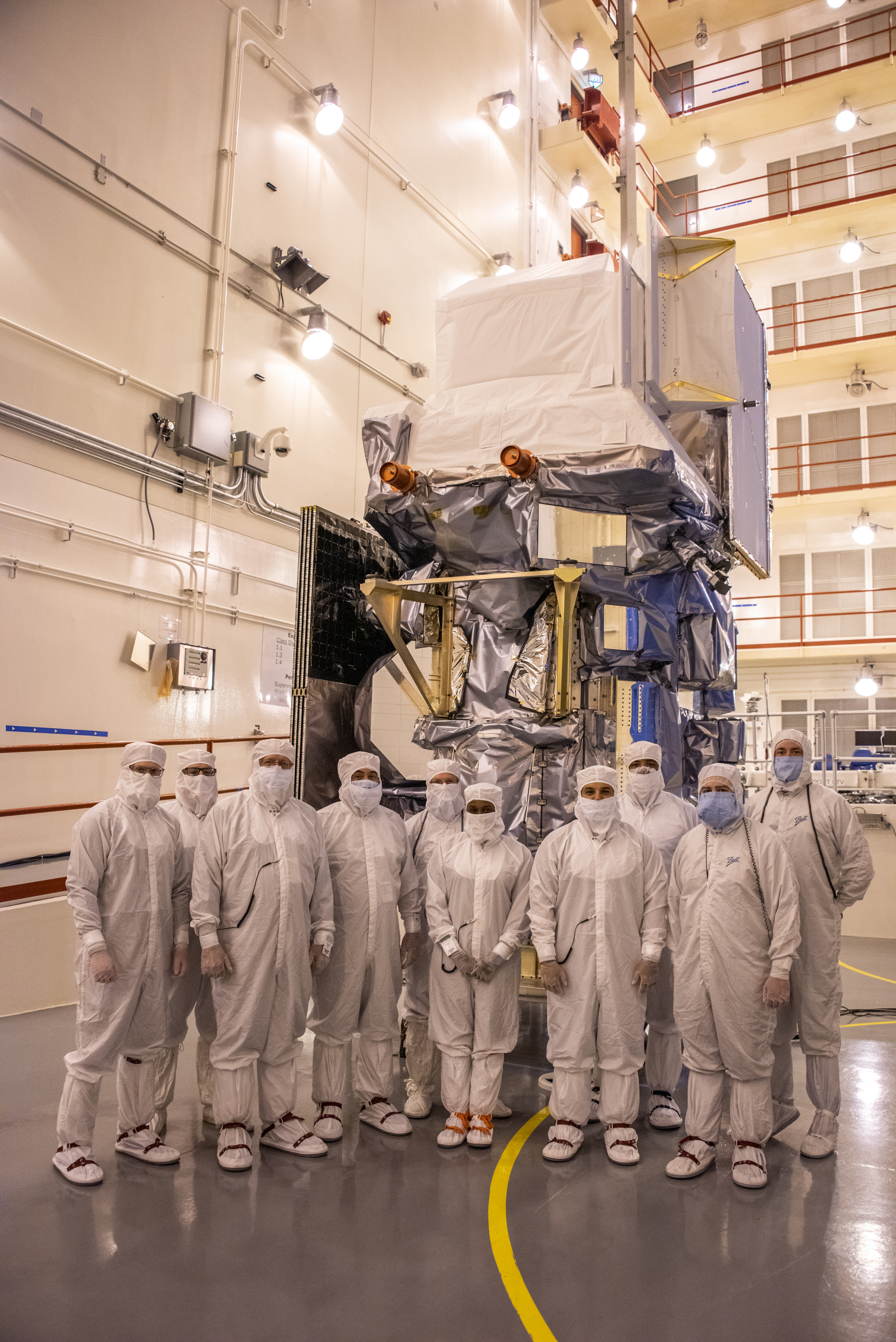 Landsat 9 Spacecraft (Observatory) Cover Removal