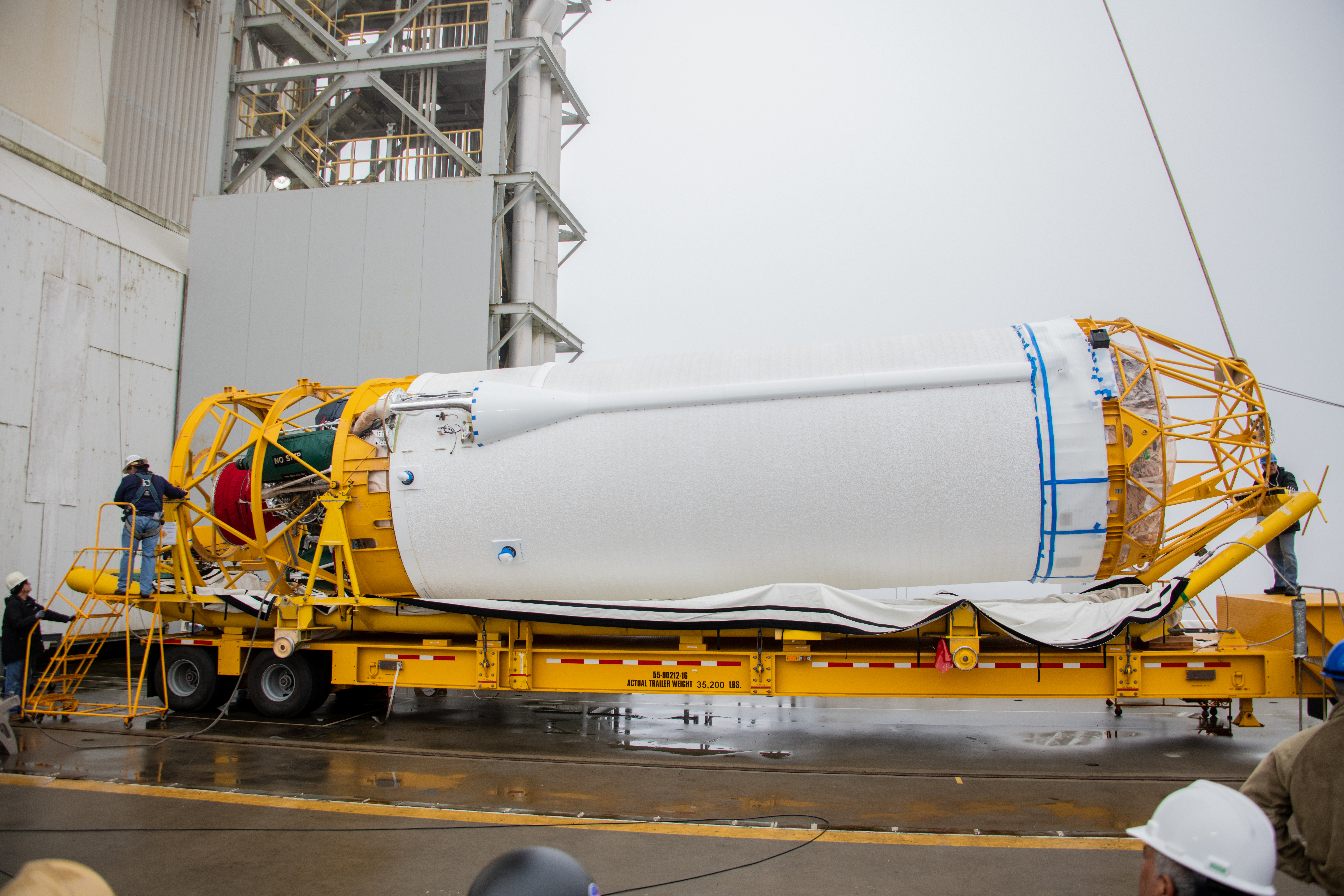 Landsat 9 Atlas V Centaur Lift and Mate