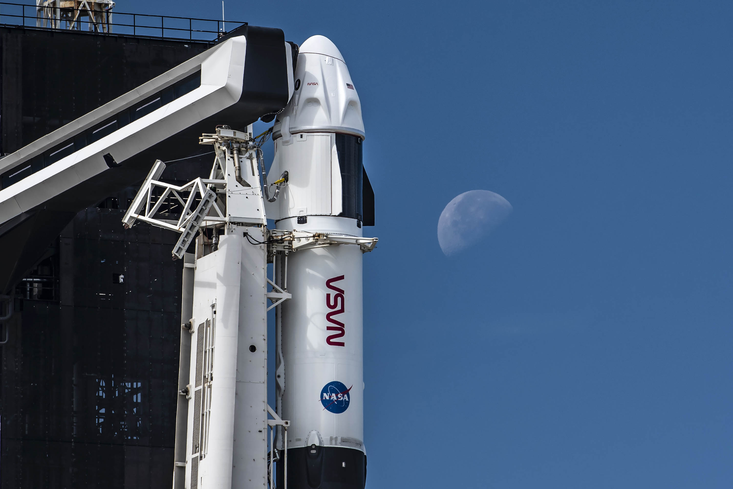 SpaceX Crew-3 Falcon 9 Vertical at LC 39A