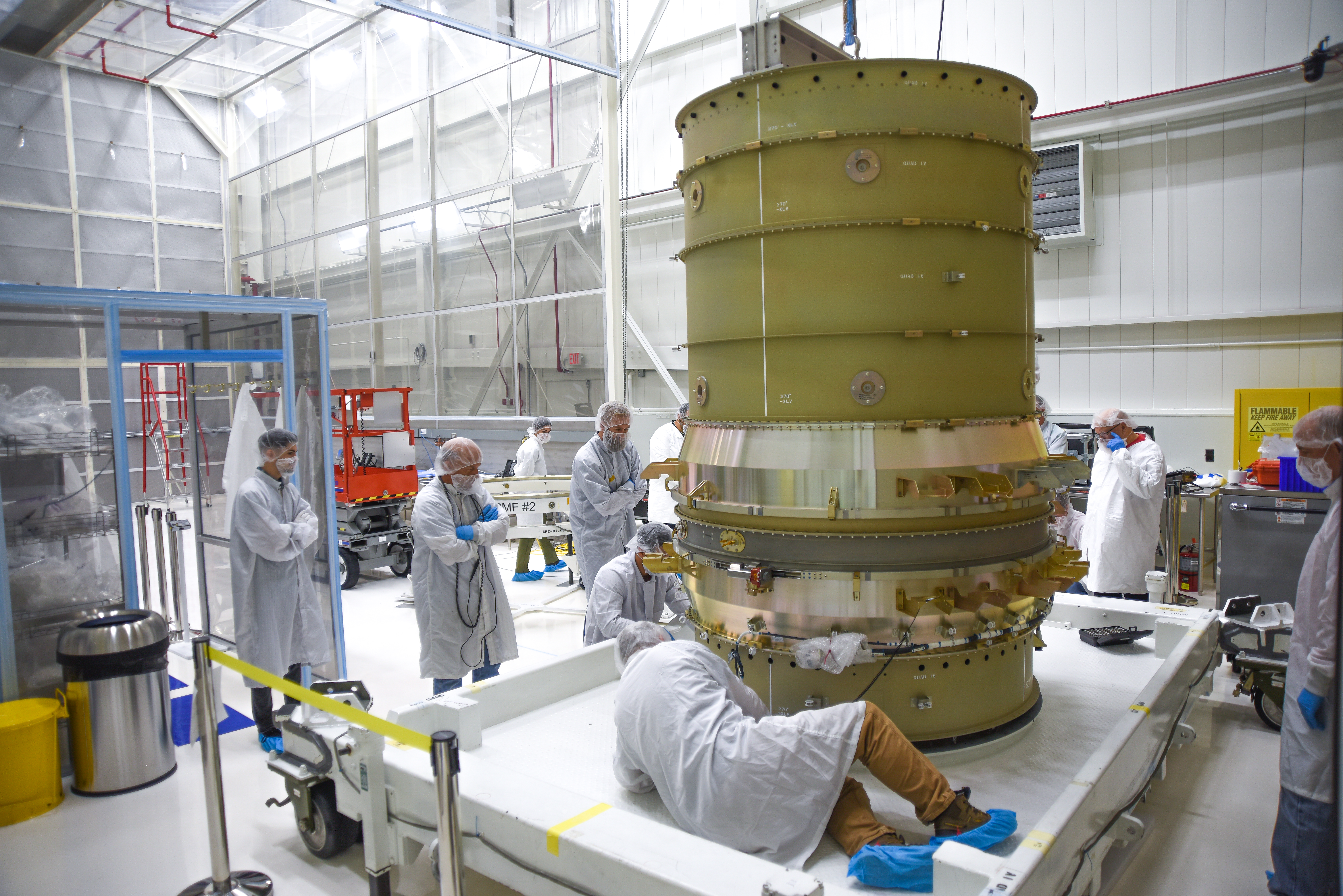 LOFTID Spacecraft Stack Lift and Mate to GTV