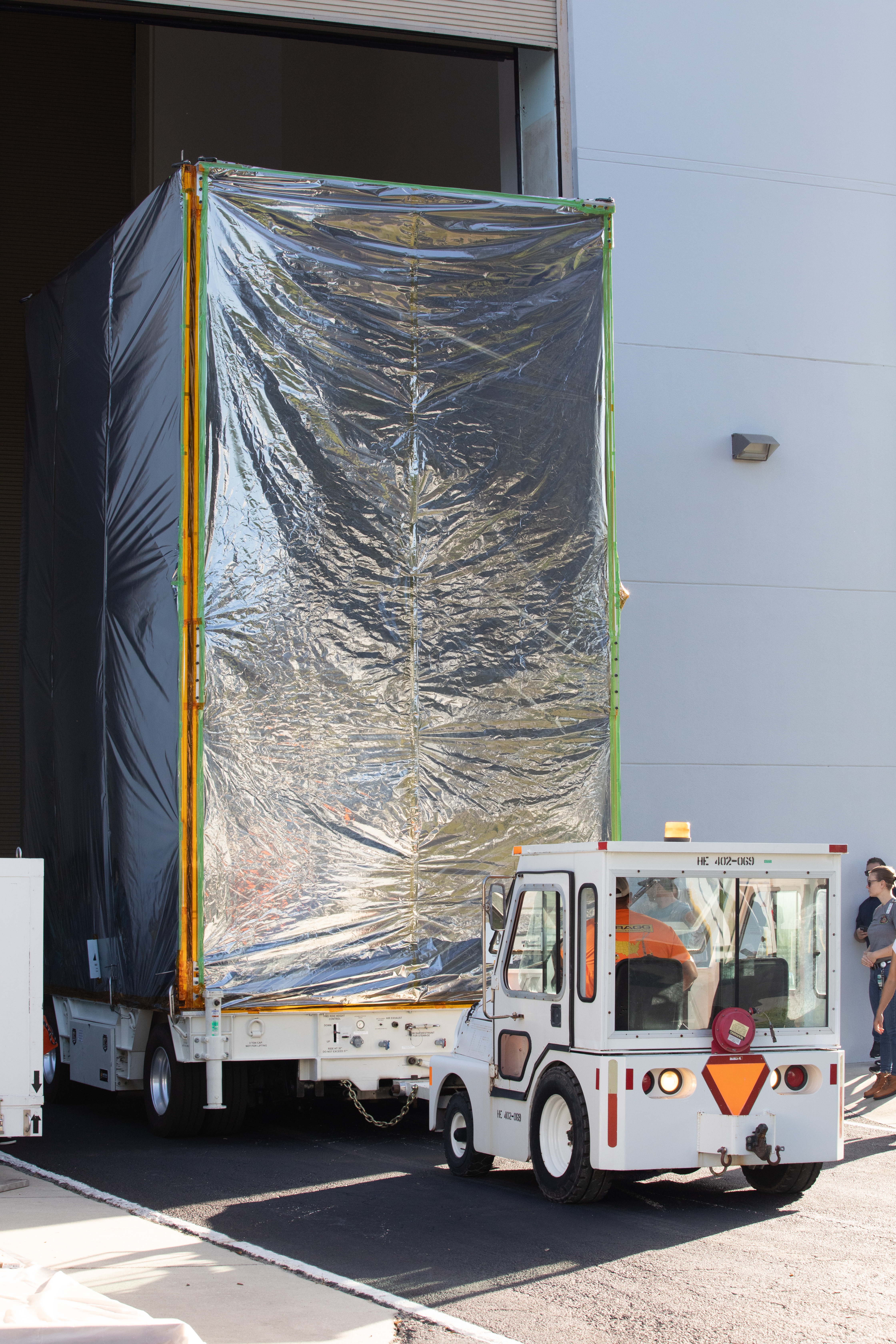 NASA's Psyche Spacecraft Move at Astrotech