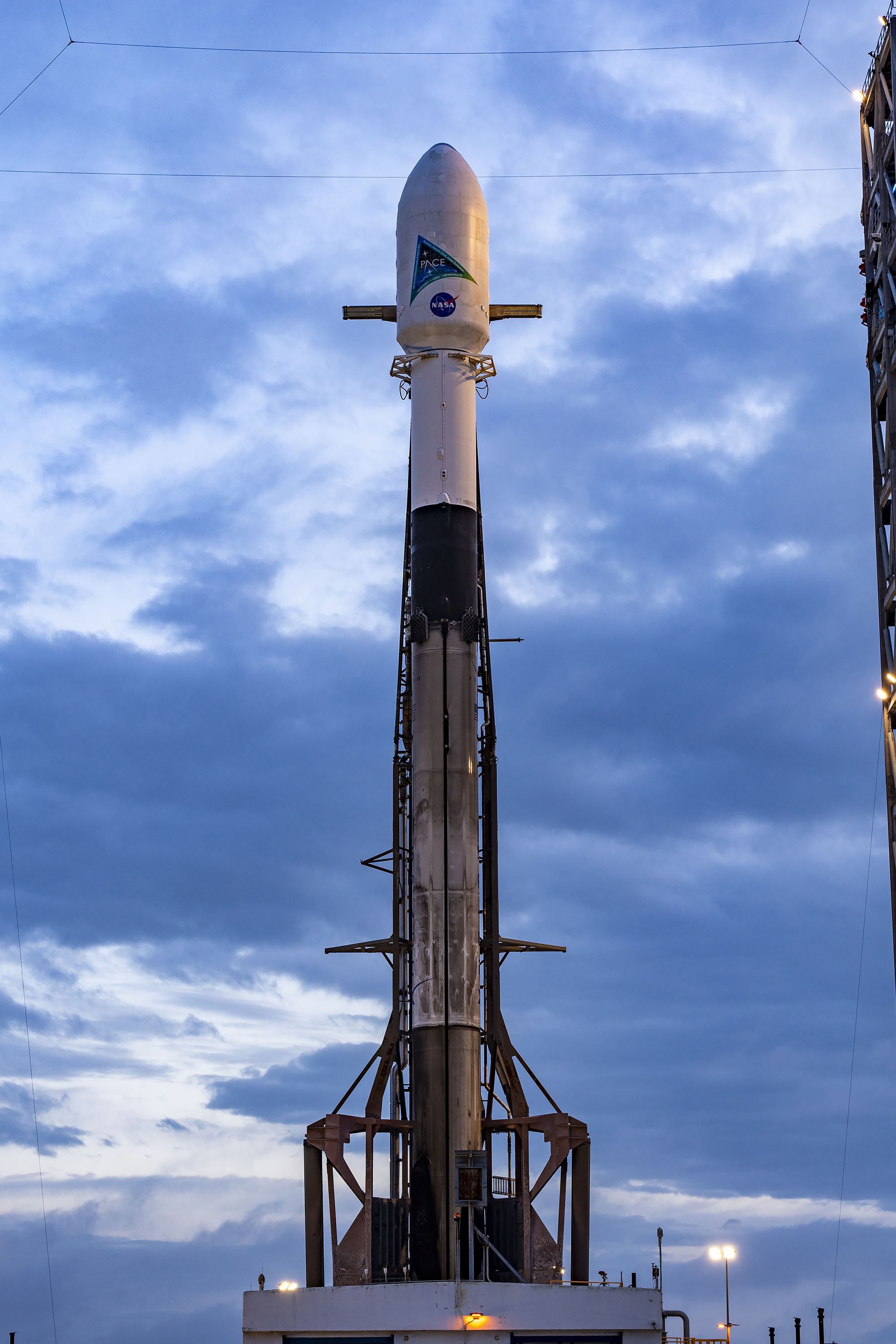 SpaceX PACE at Sunset