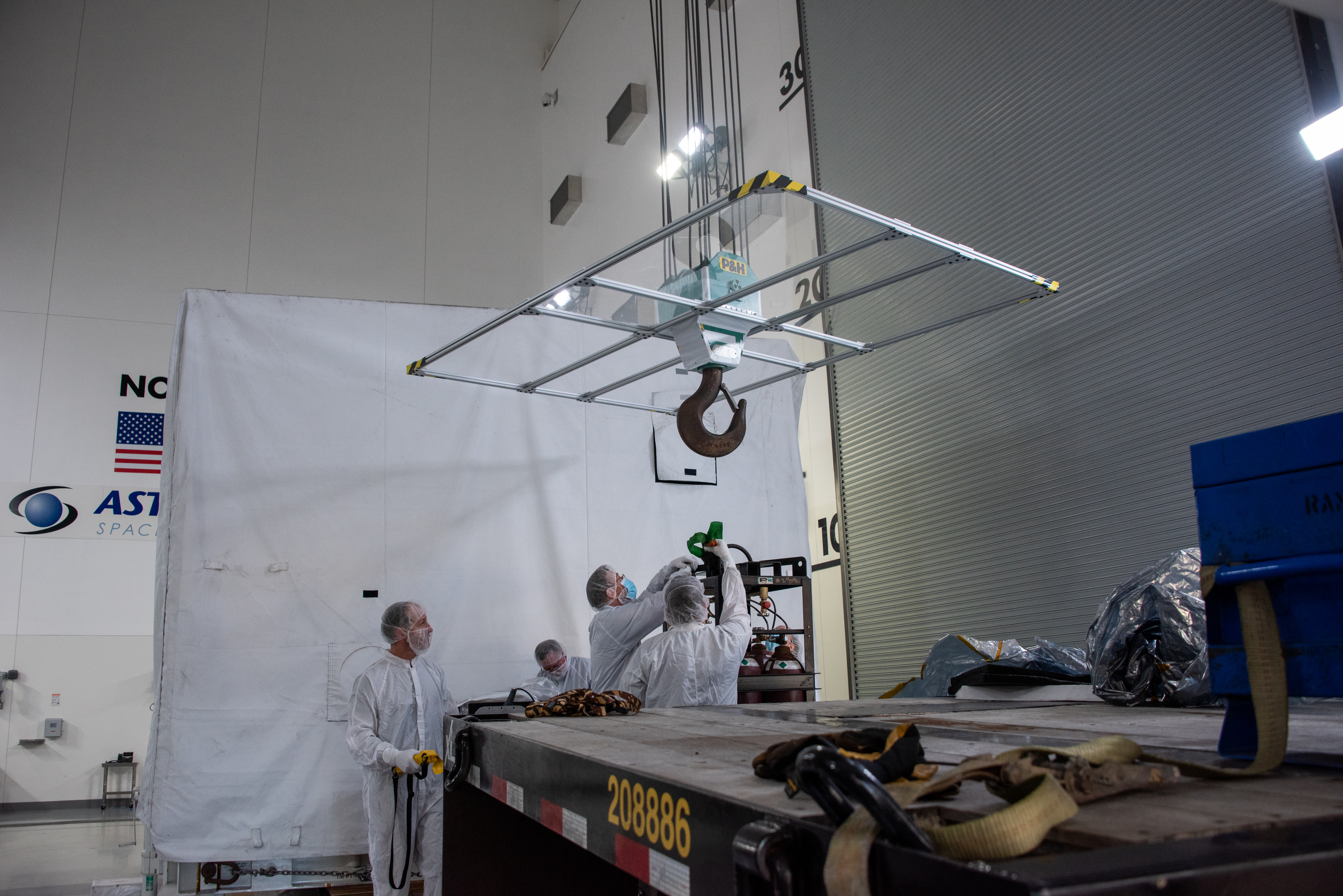 SPHEREx Spacecraft Arrival at Astrotech VSFB