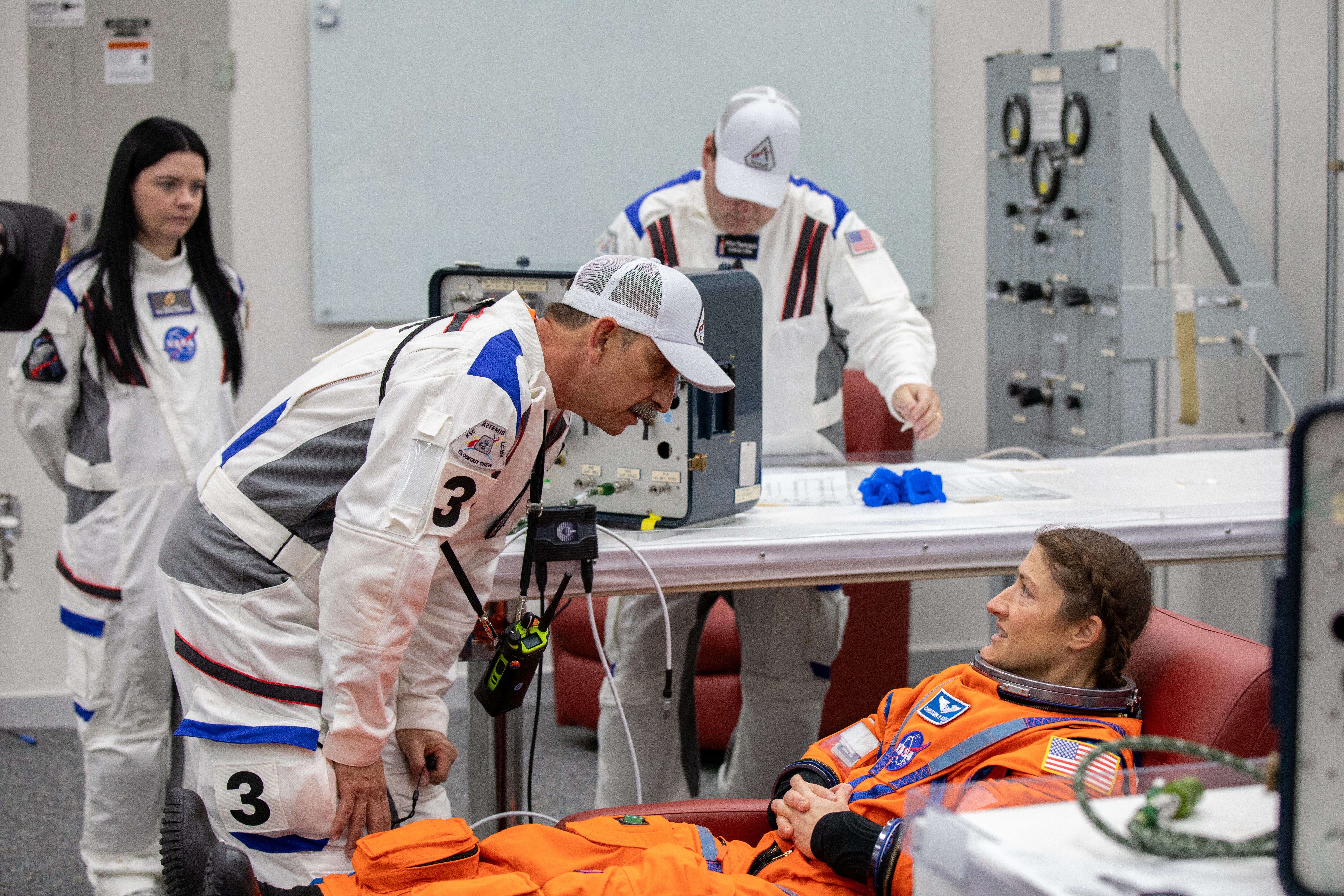 Artemis II CDDT - Suit Up and Walkout