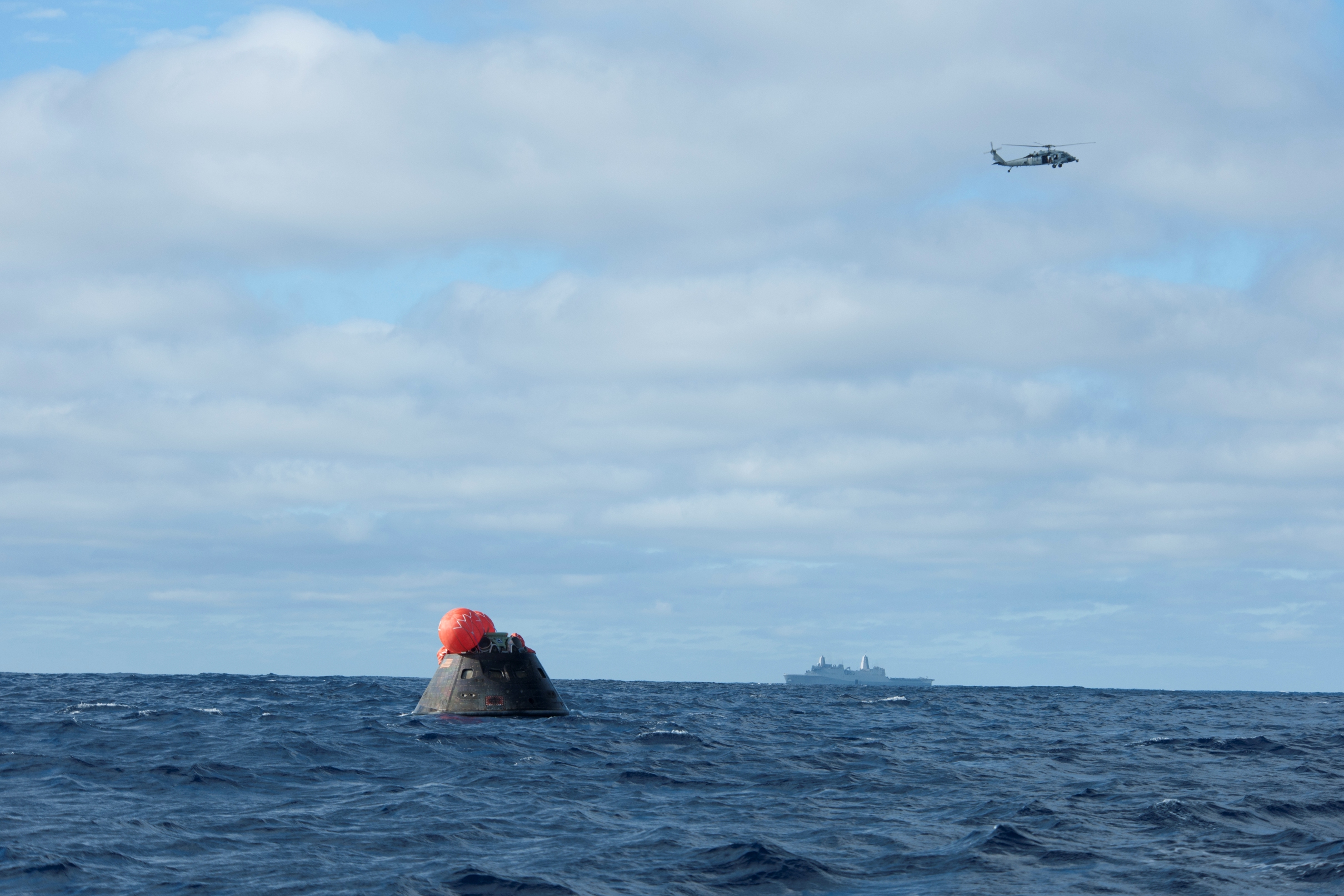 Orion Splashdown Recovery