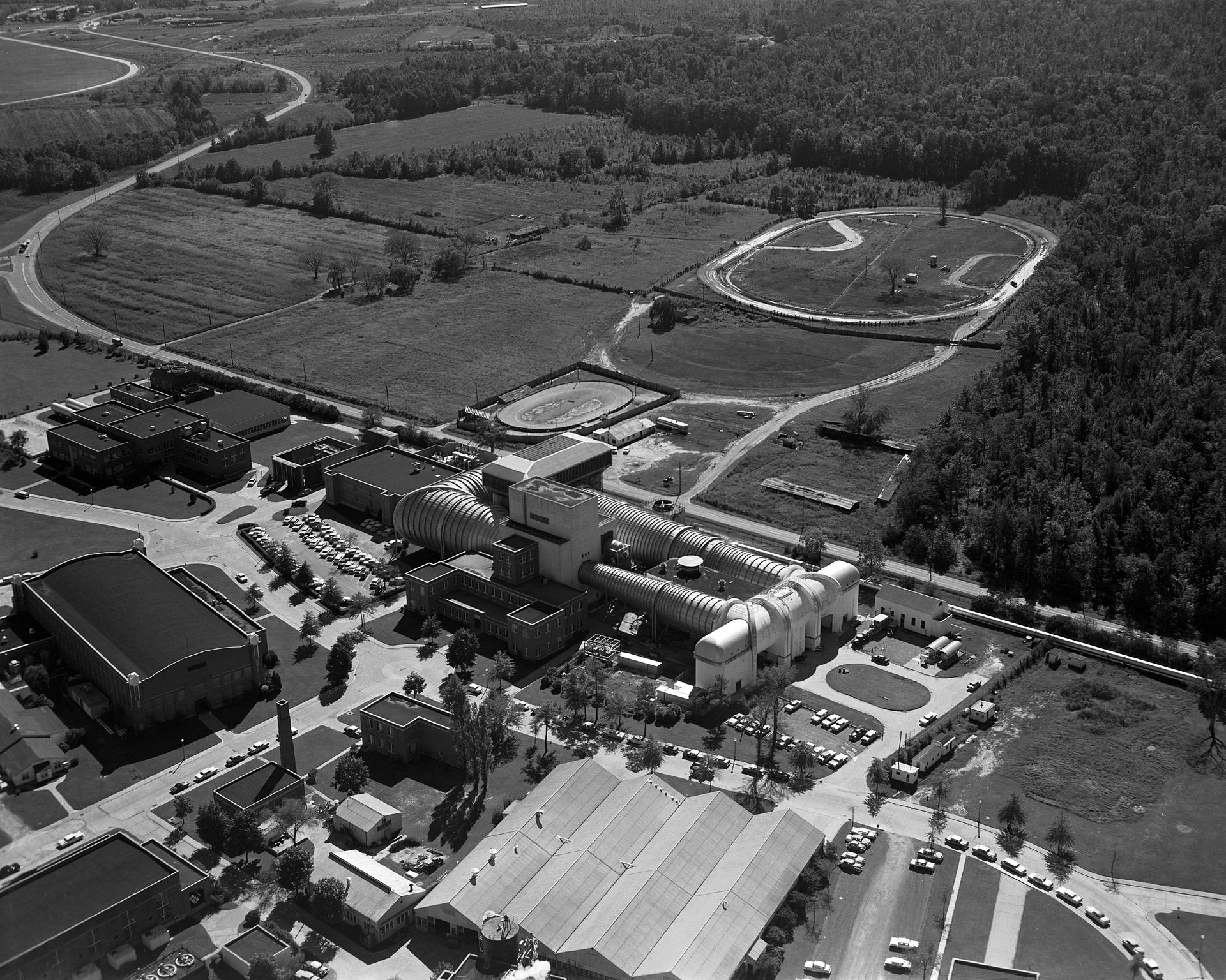 Aerial of 16 ft tunnel