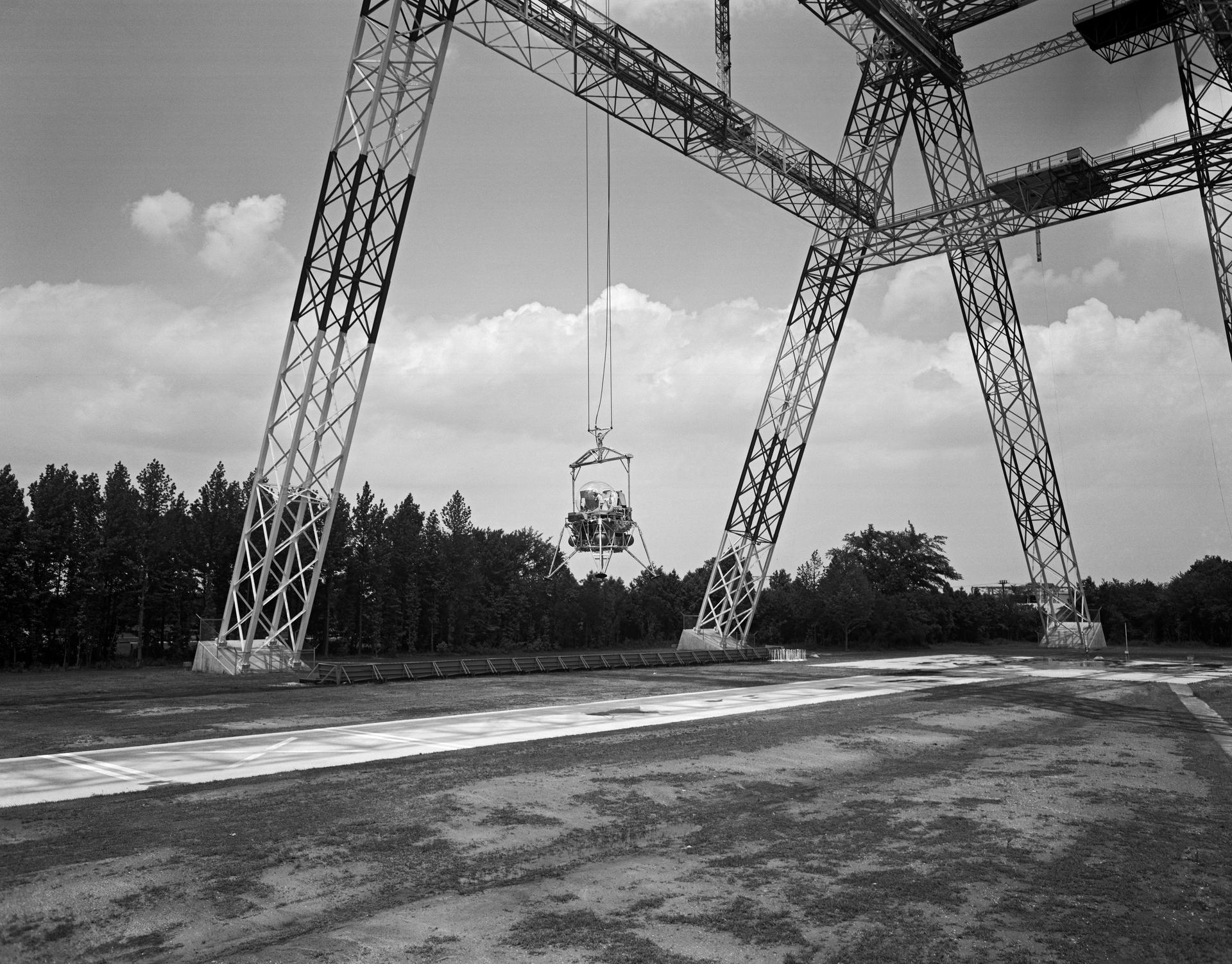 Lunar Landing Testing at NASA Langley