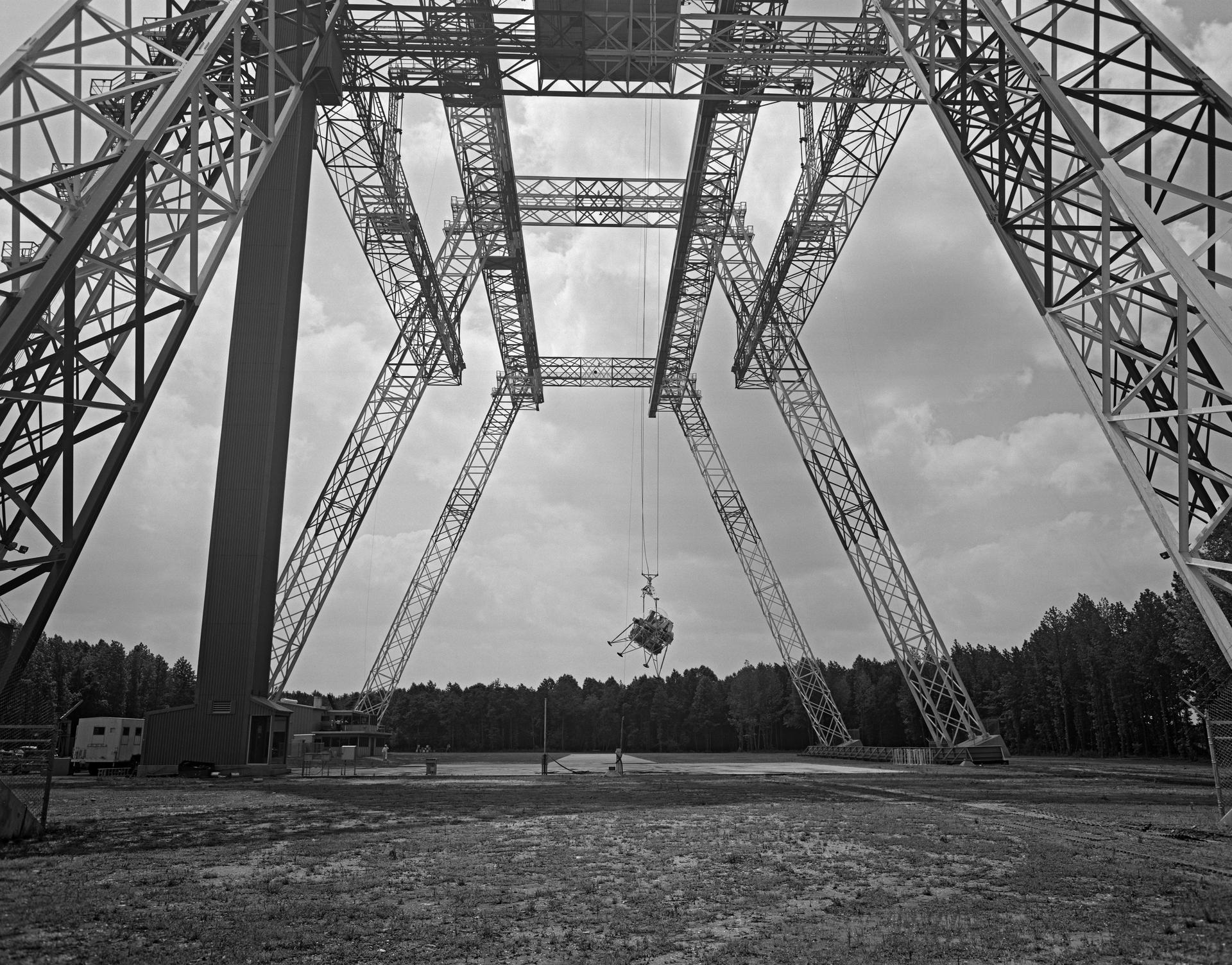 Lunar Landing Testing at NASA Langley
