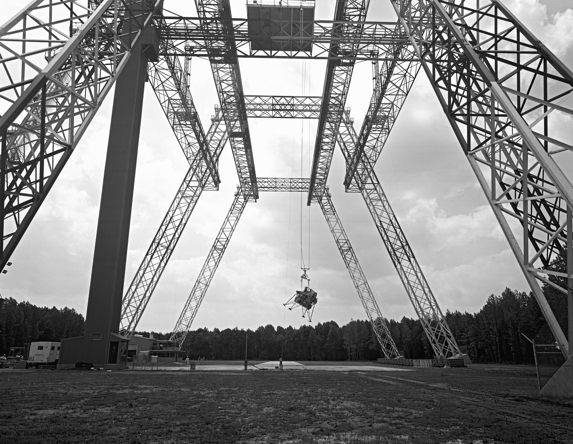 Lunar Landing Testing at NASA Langley