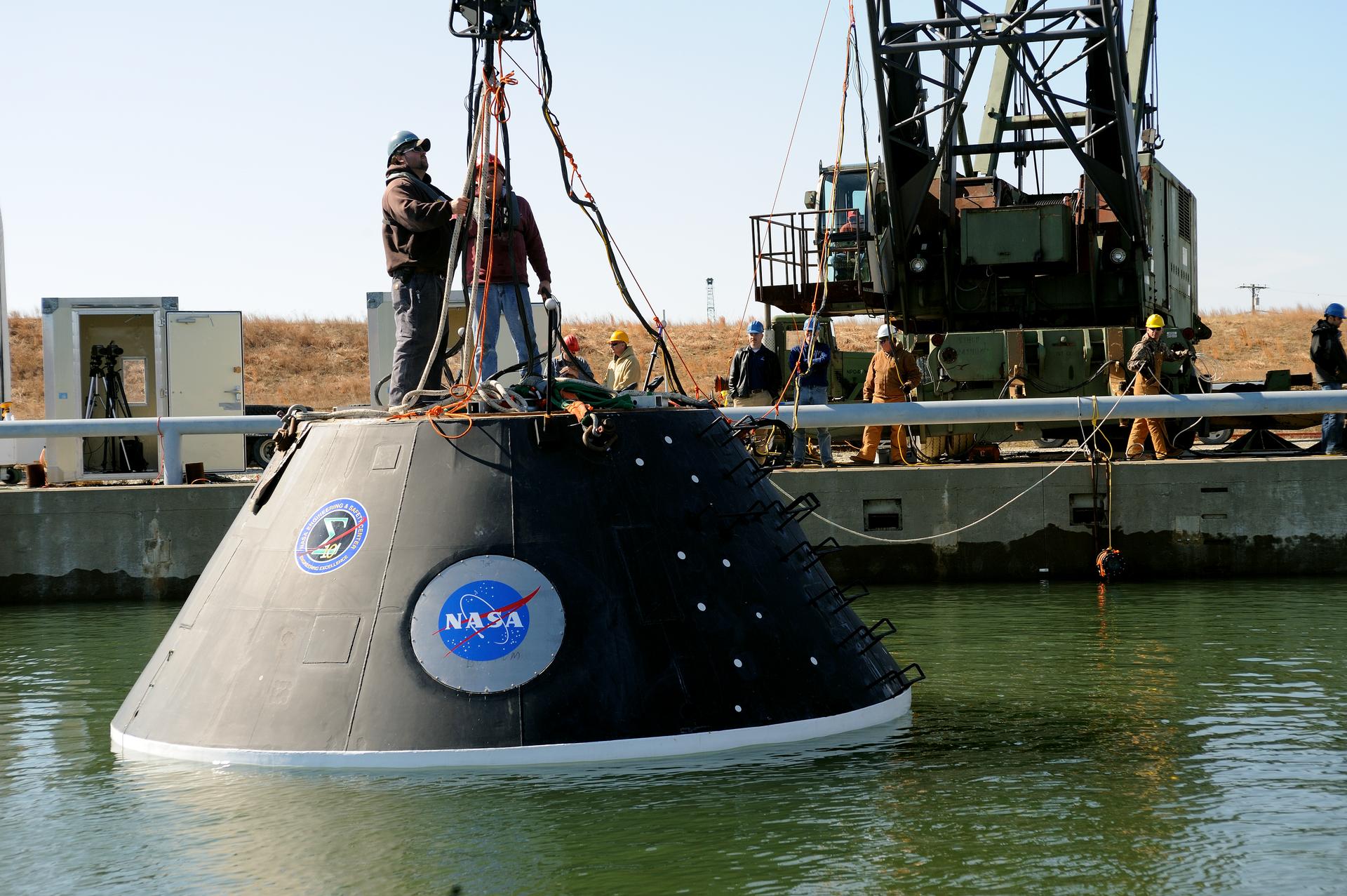 Crew Model Water Landing Module Assessment