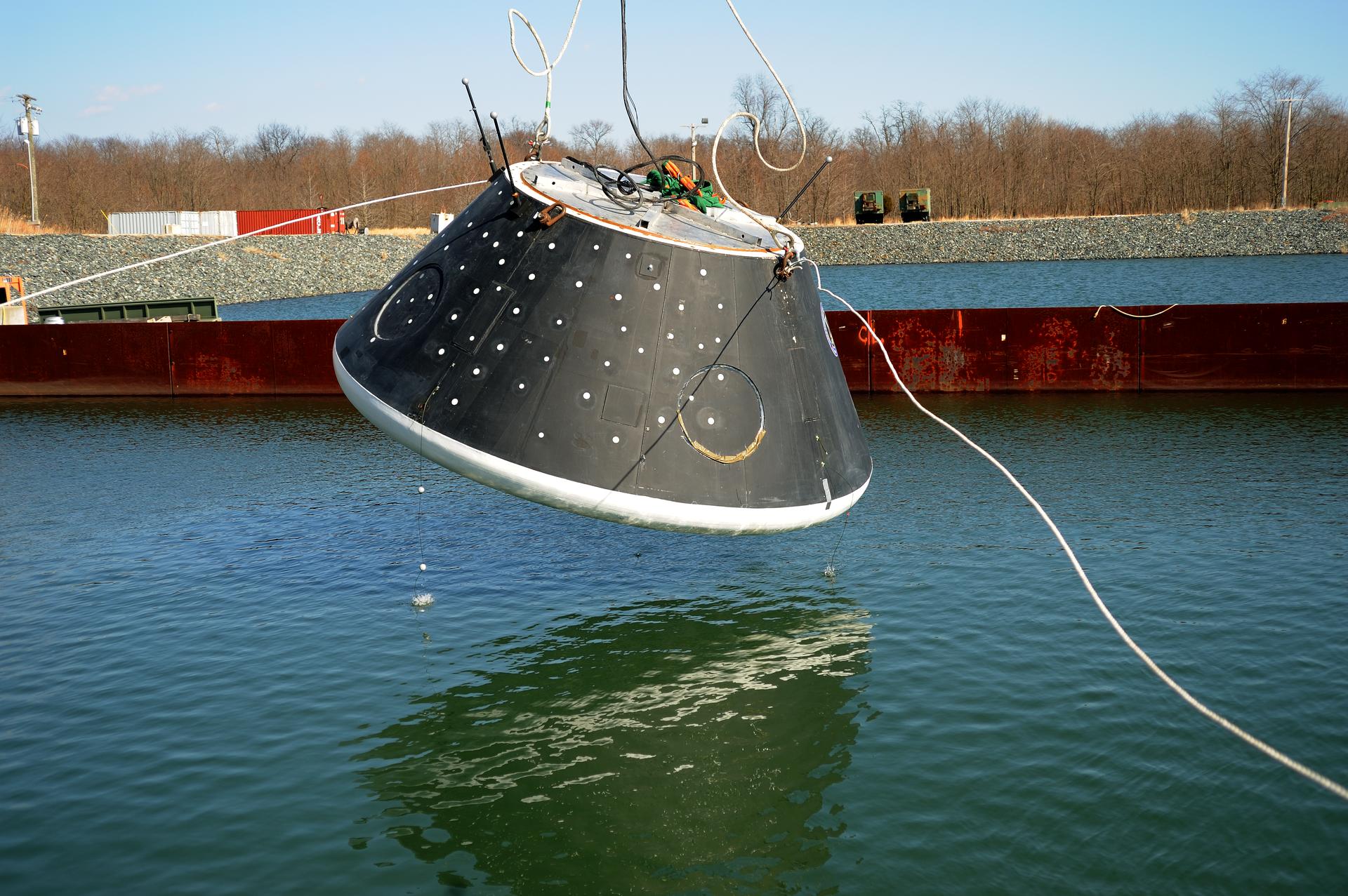 Crew Model Water Landing Module Assessment