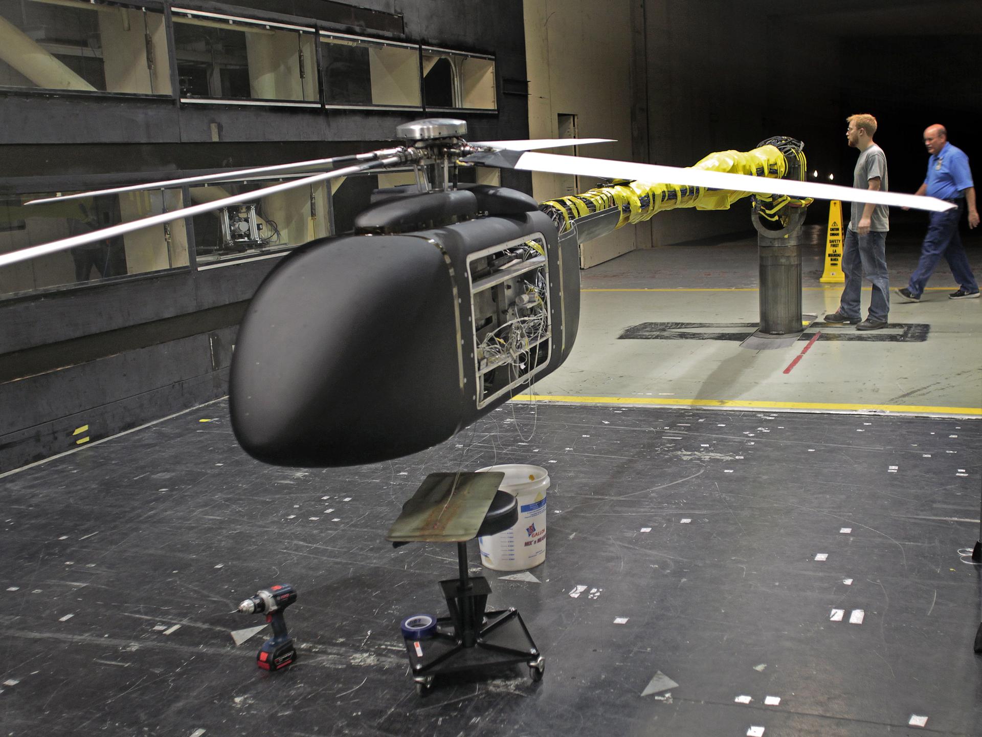 Helicopter Active Flow Control Tests in the 14x22 Subsonic Wind