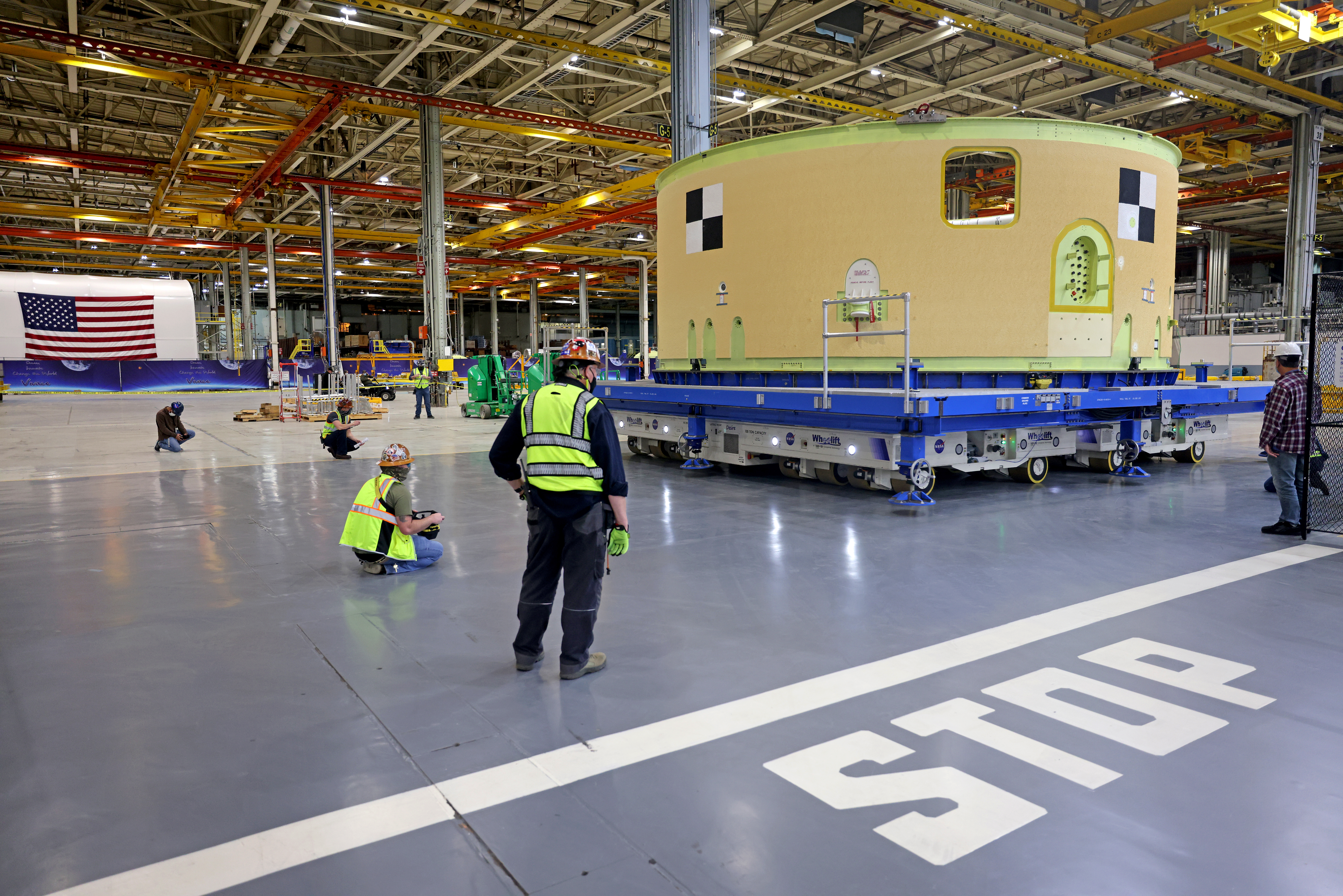 NASA Readies Artemis II Forward Skirt for First Core Stage Mate