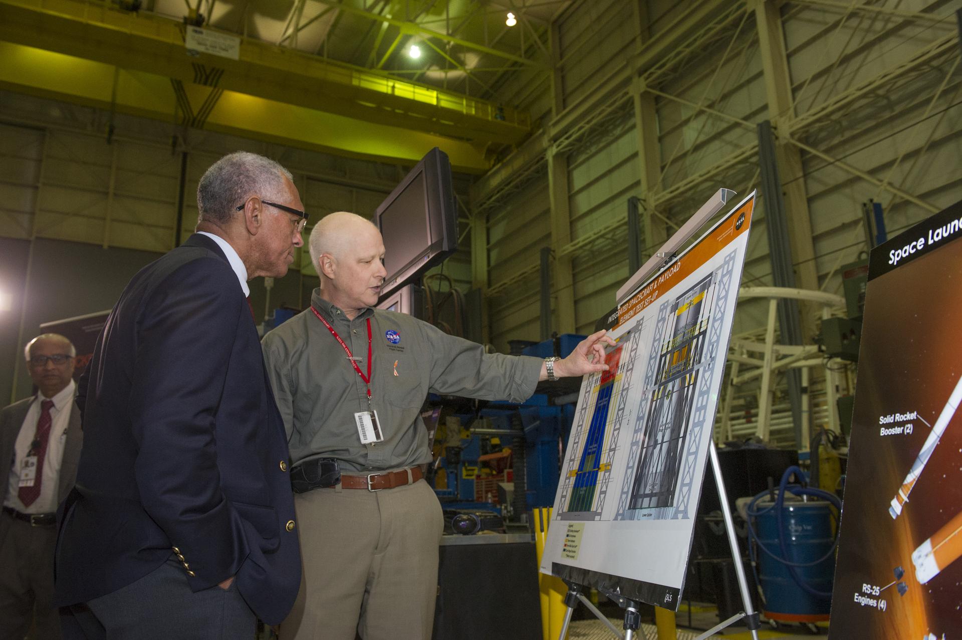 CHARLES BOLDEN GETS SLS UPDATE FROM ANDY SCHORR