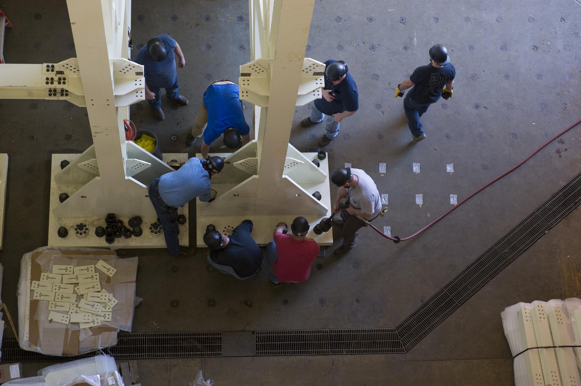 WEST TOWER PANEL ERECTION