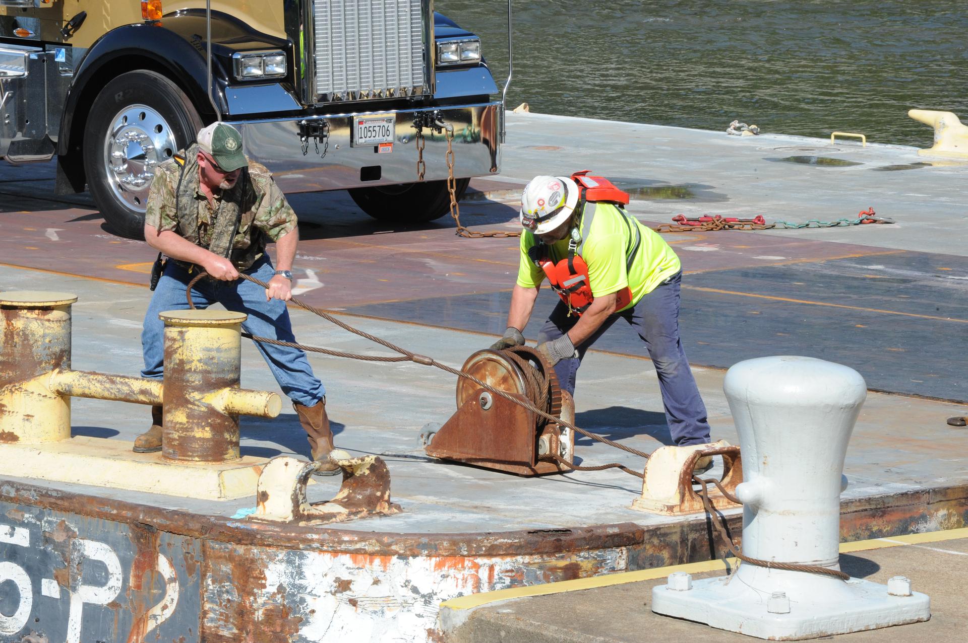 SLS INTERIM CRYOGENIC PROPULSION STAGE TEST ARTICLE ARRIVAL