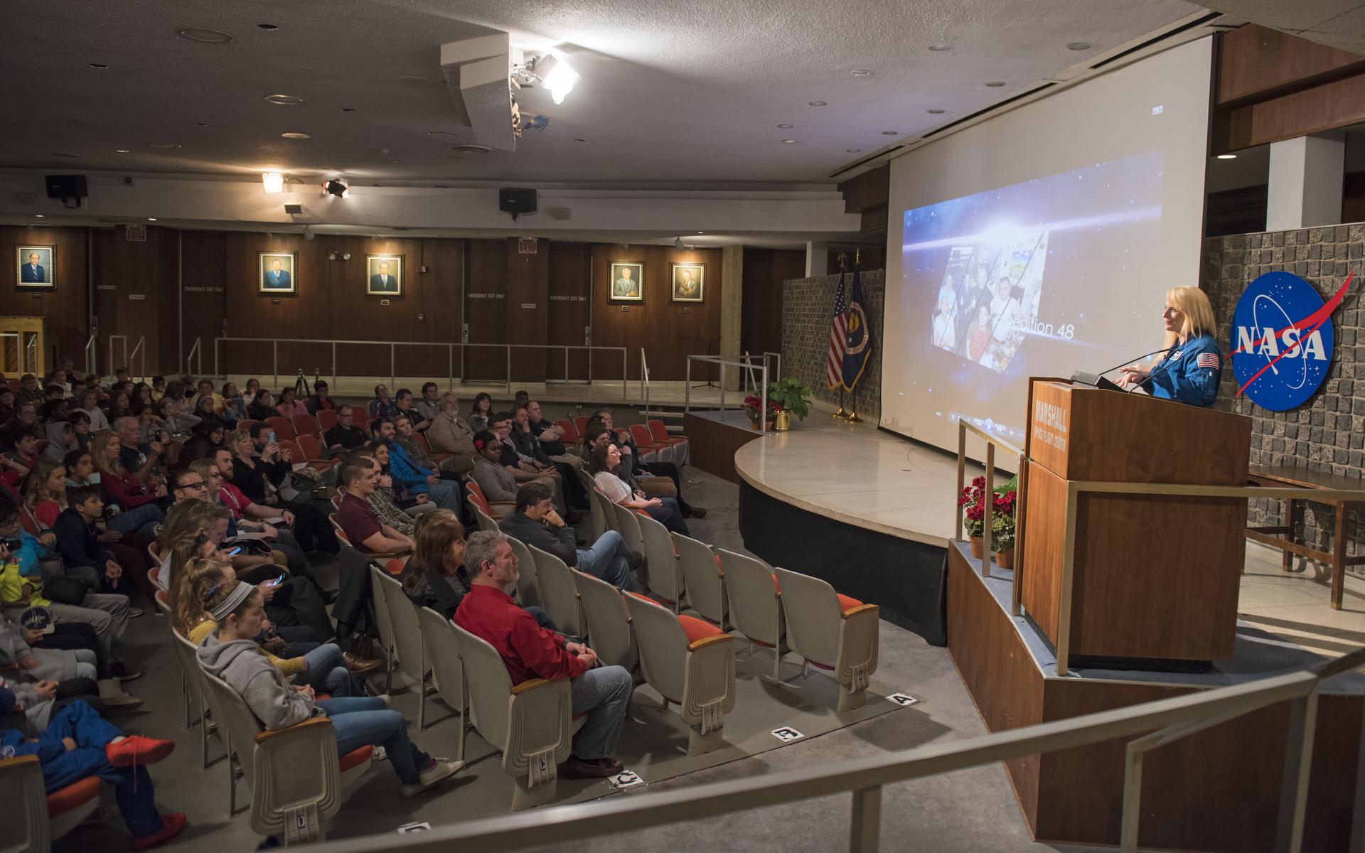 Expedition 48/49 crew visit to MSFC