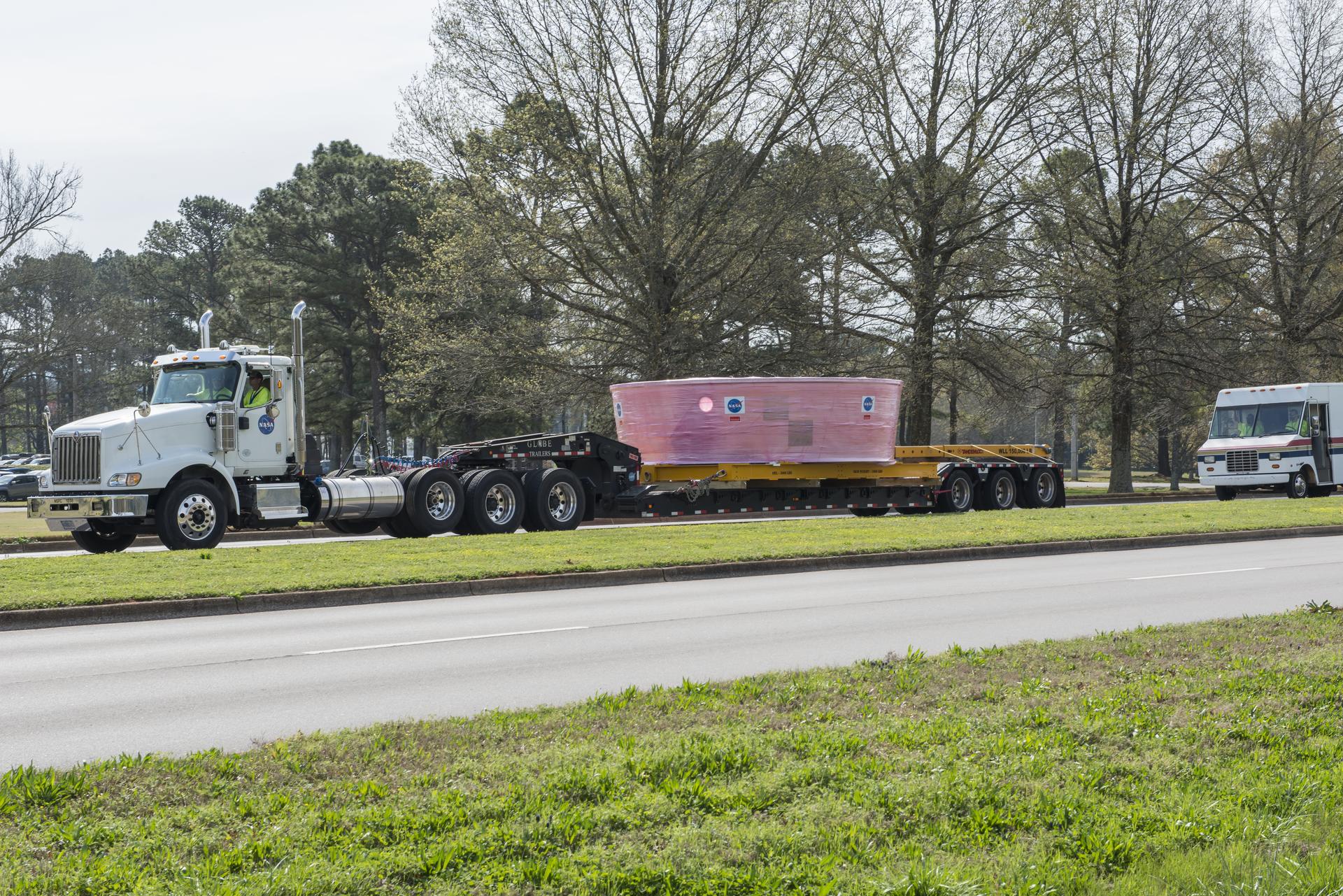 Orion Stage Adapter move to Redstone Airfield