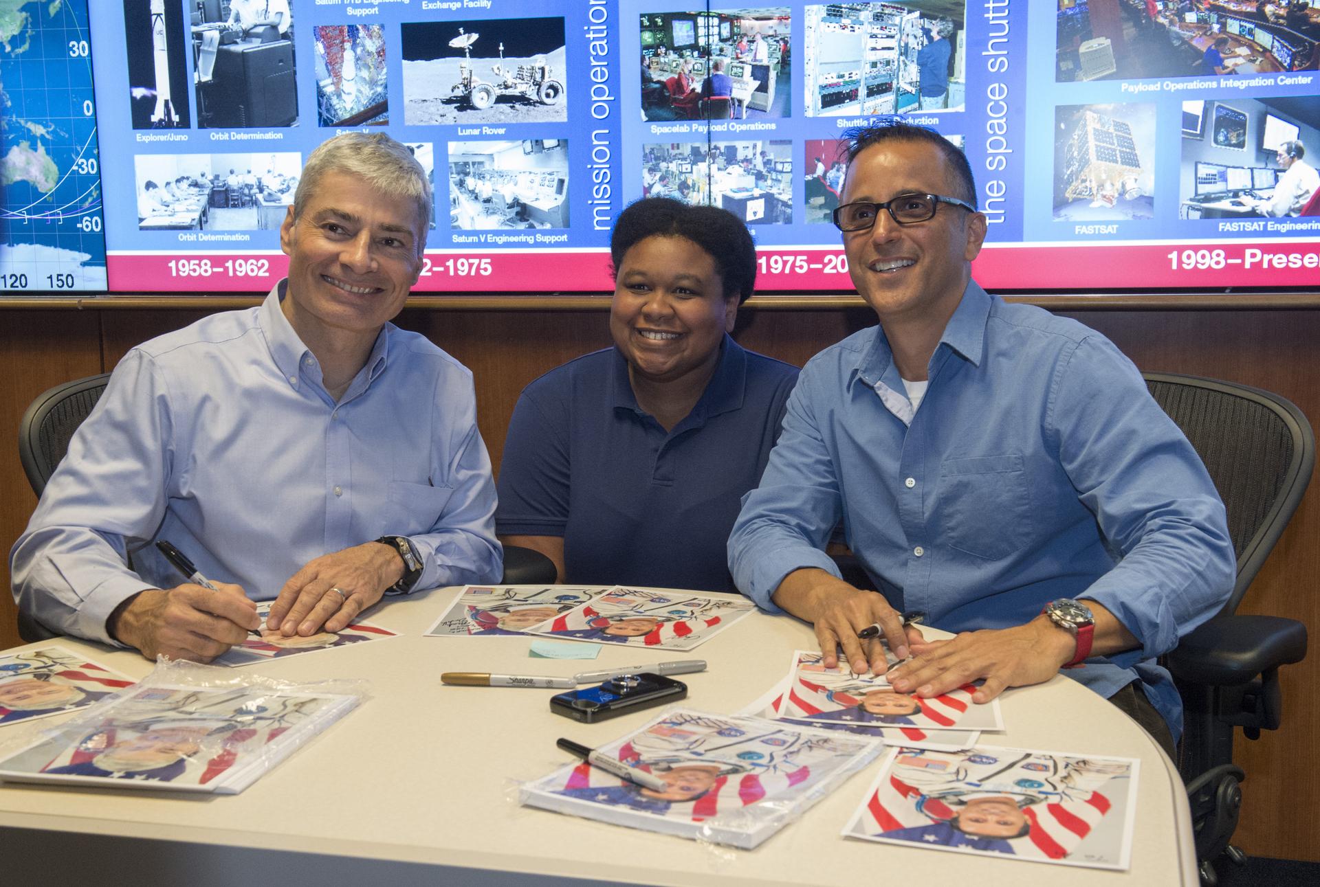 Expedition 54 plaque hanging ceremony