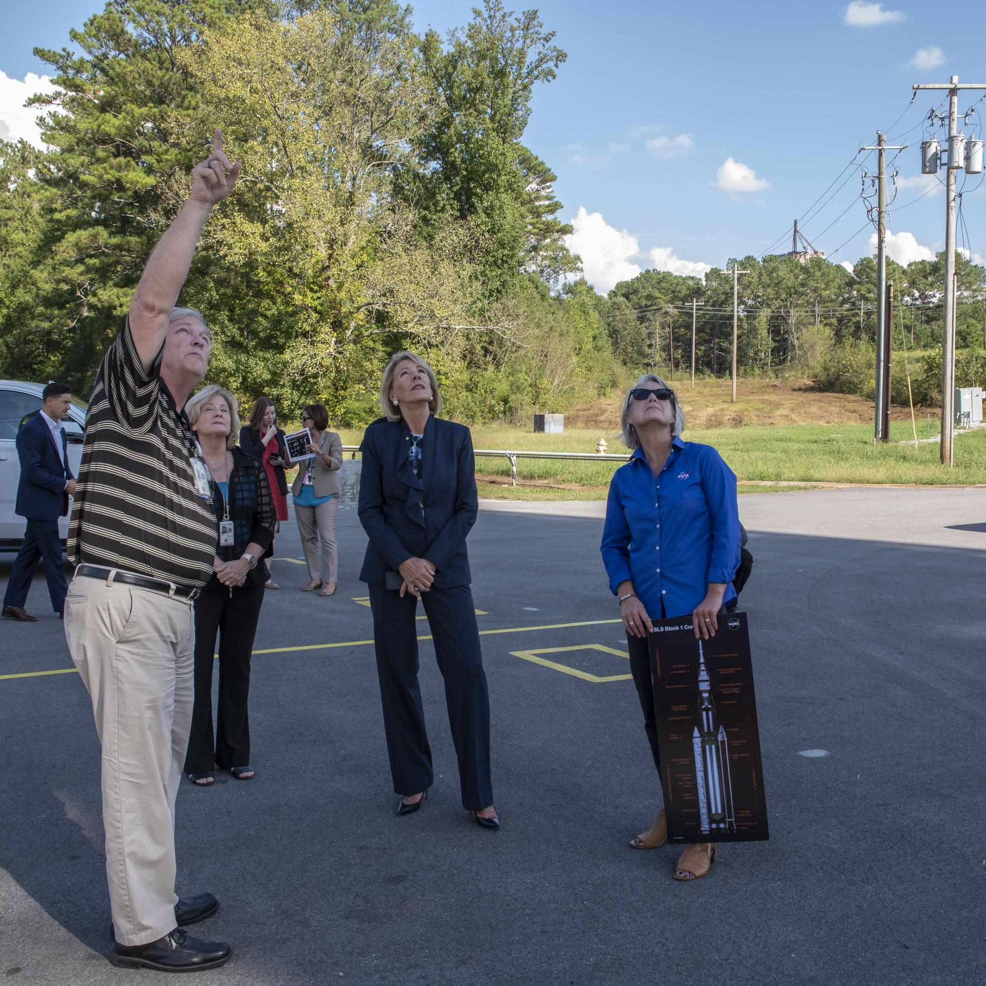 Betsy DeVos, Secretary of Education, Visit to MSFC and USSRC