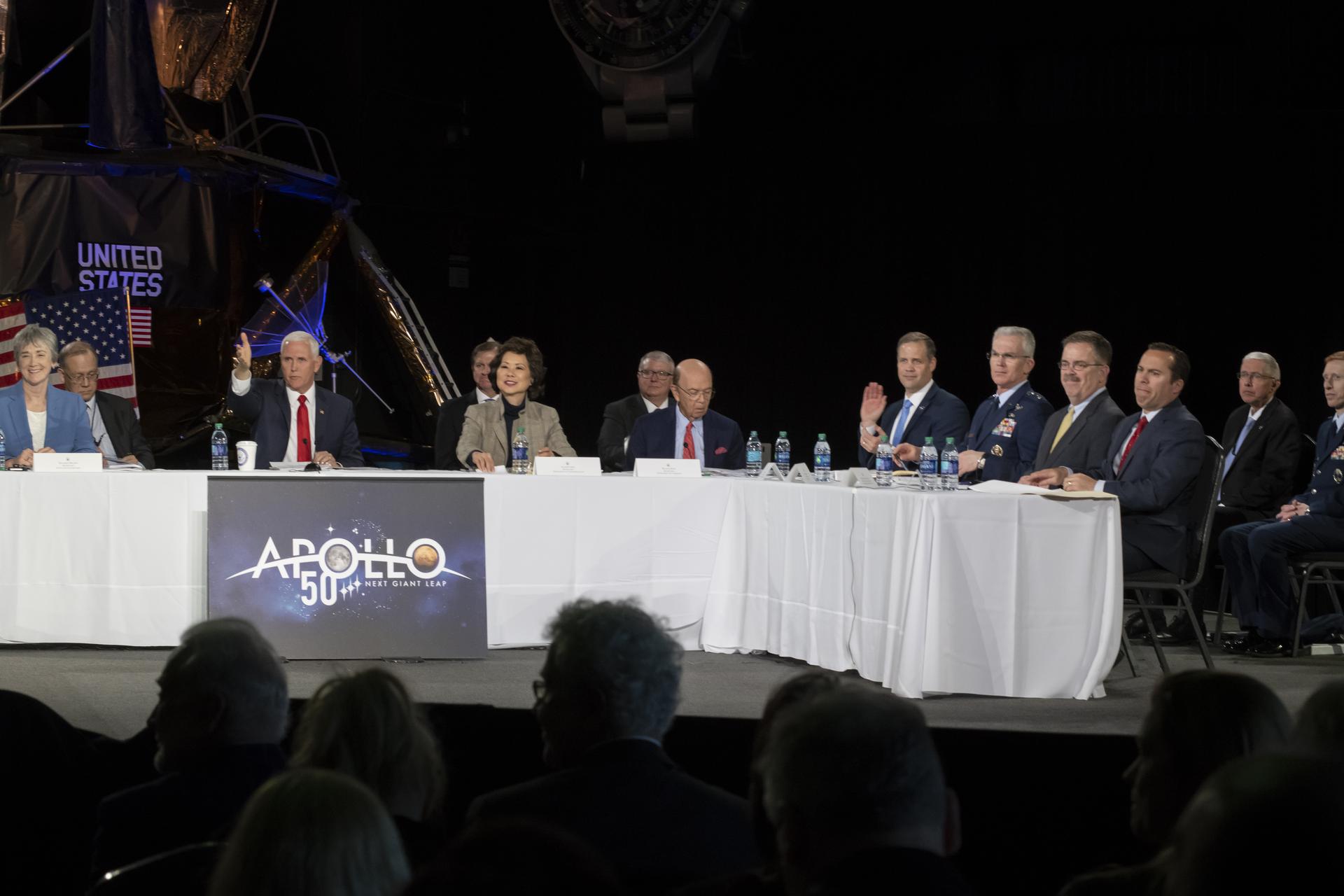 The National Space Council Meets With V.P. Mike Pence