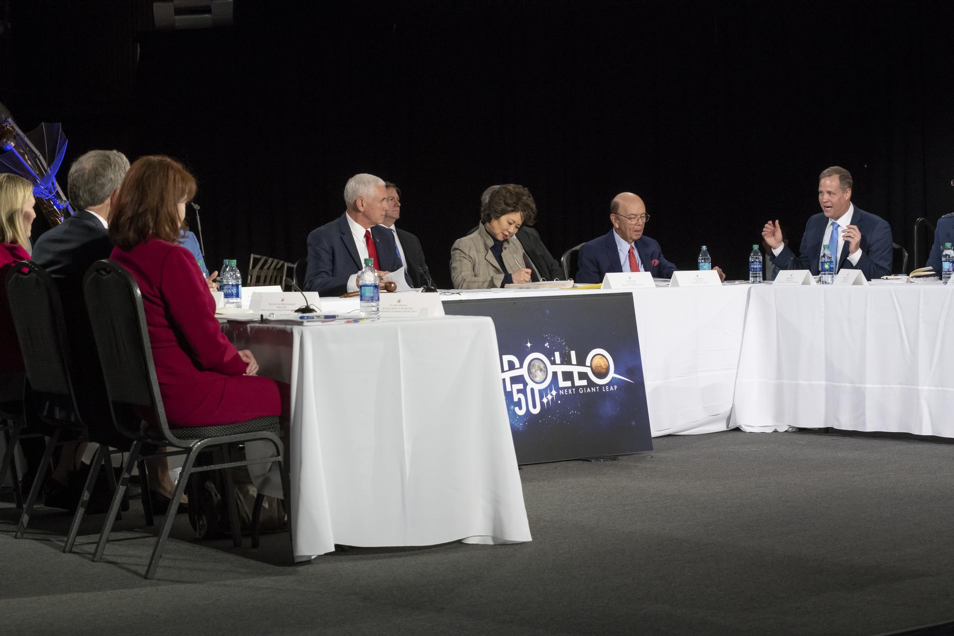 The National Space Council Meets With V.P. Mike Pence