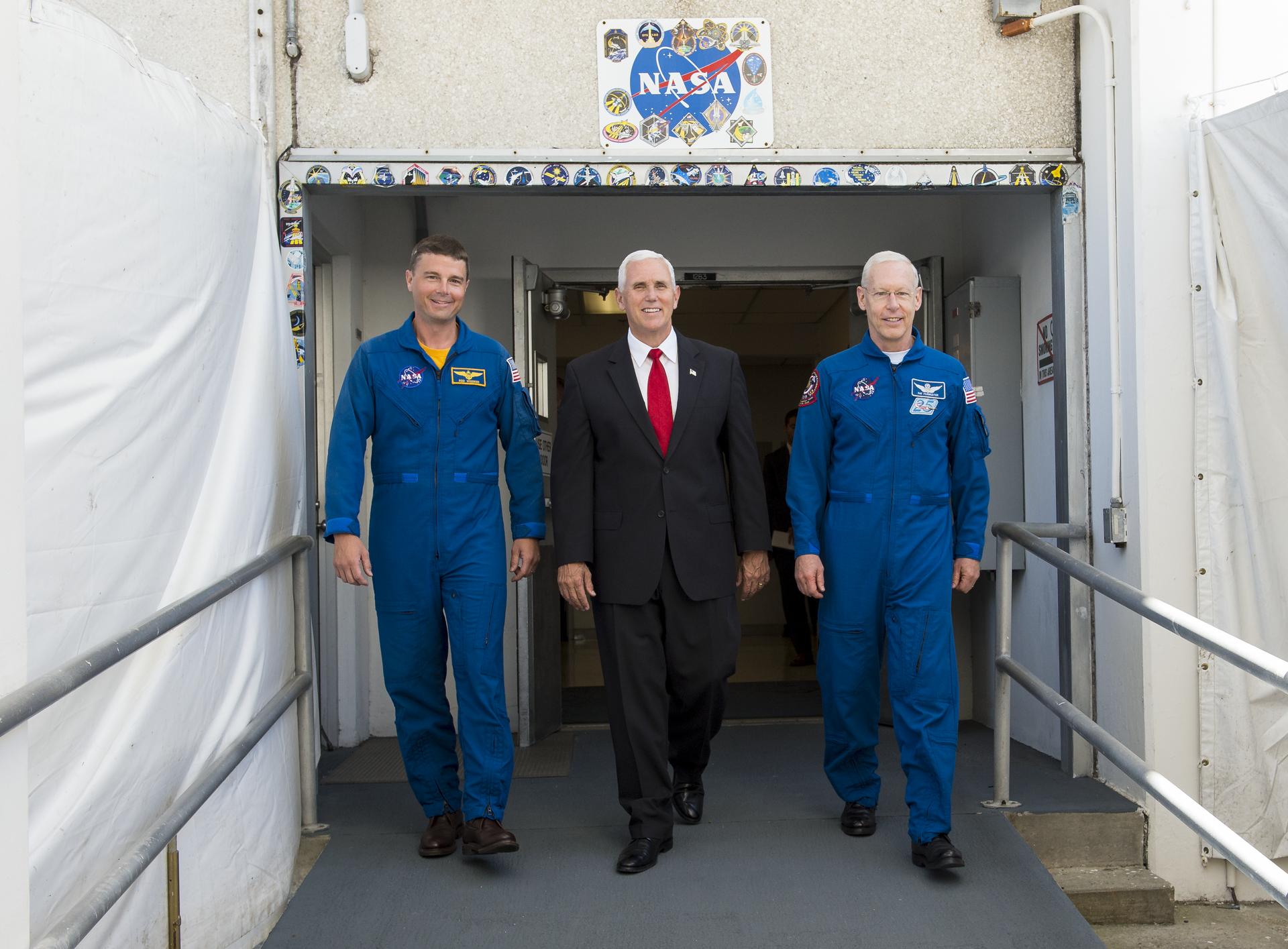 Vice President Mike Pence visits Kennedy Space Center