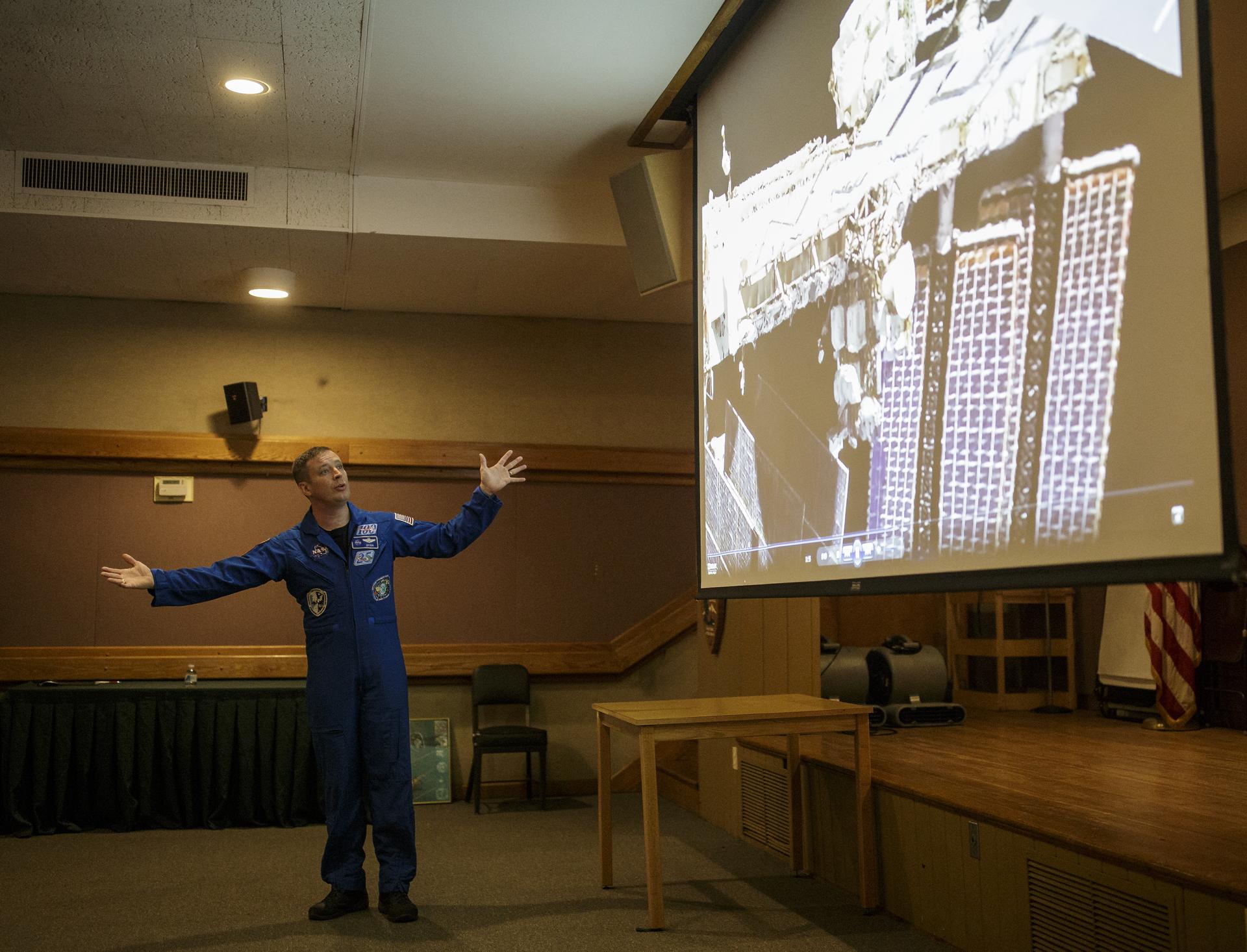 Astronaut Jack Fischer at Rock Creek Park