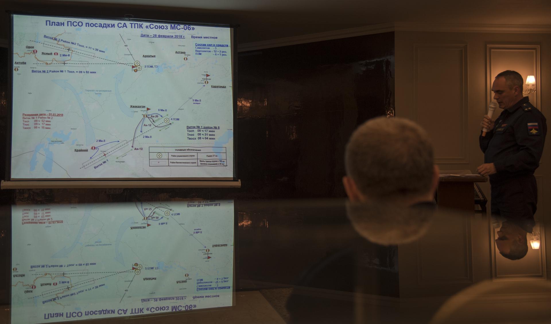 Expedition 54 Landing Preparations