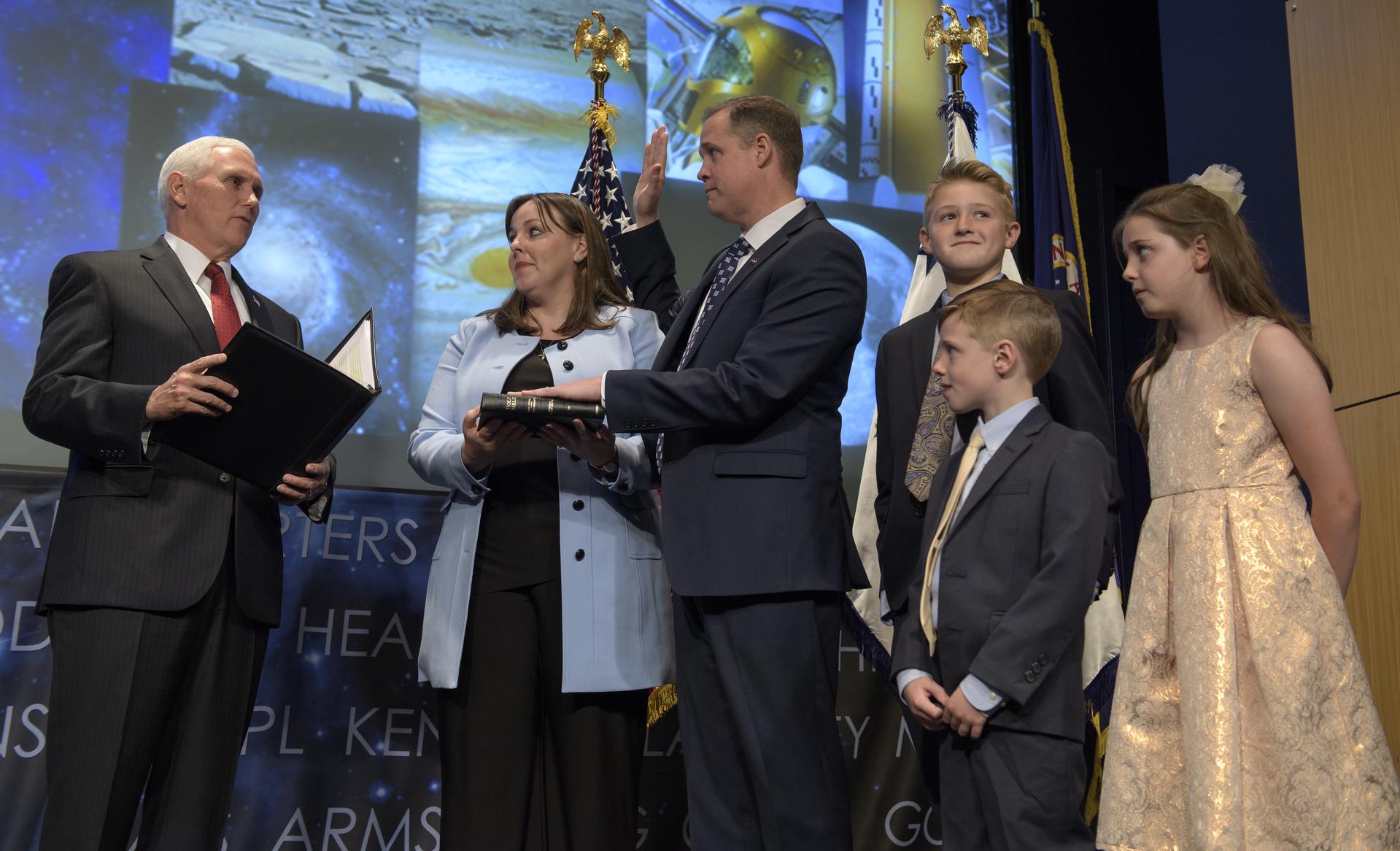 Bridenstine Sworn In As NASA Administrator