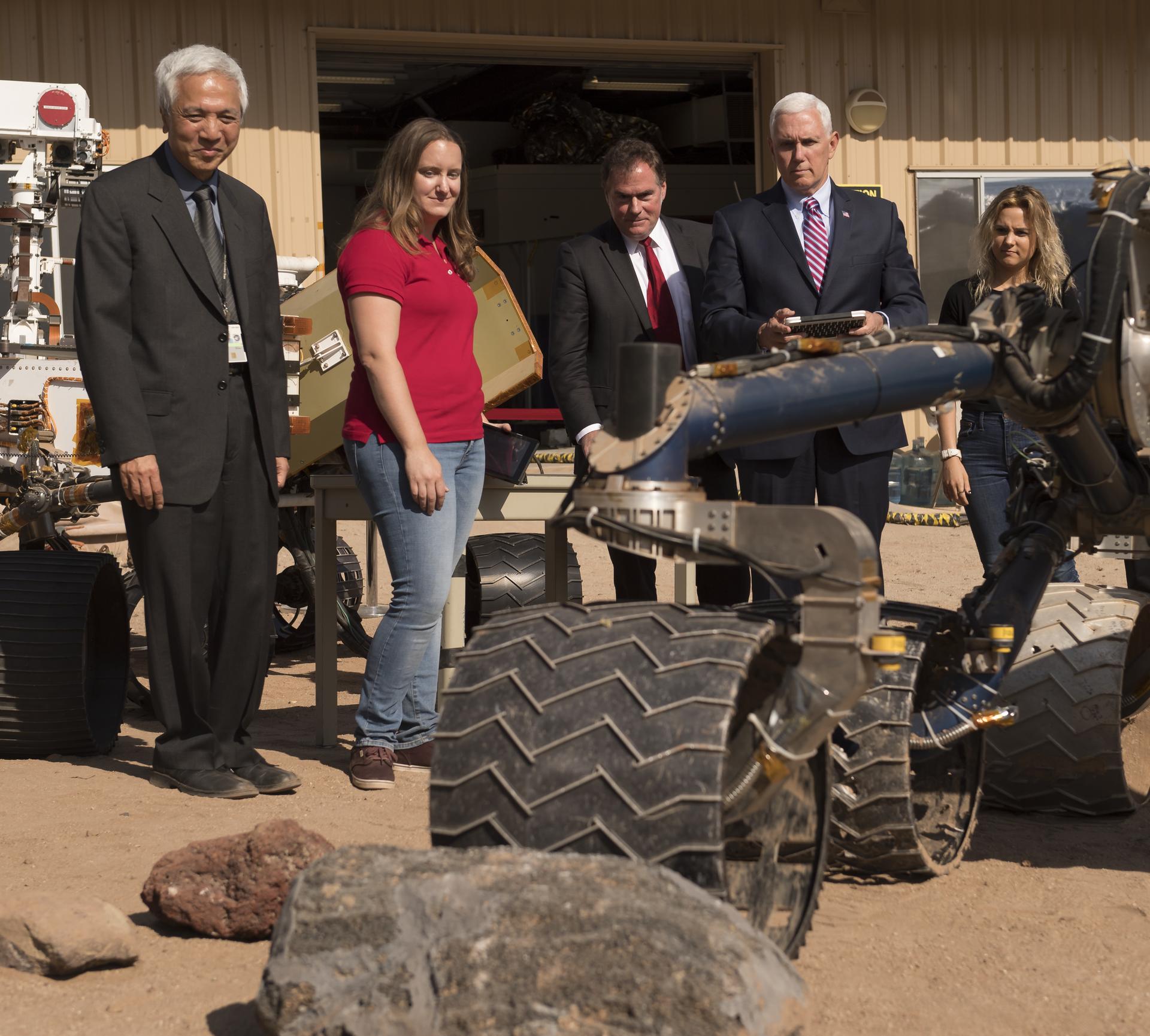 Vice President Pence Tours Jet Propulsion Laboratory