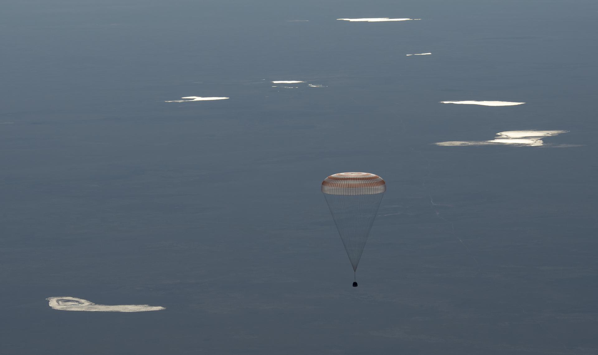 Expedition 55 Soyuz MS-07 Landing