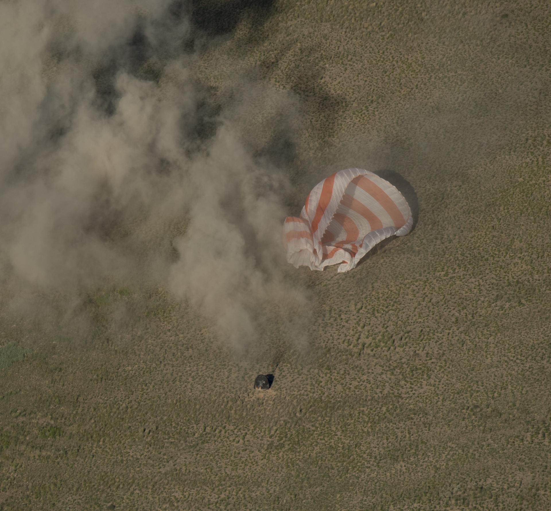 Expedition 55 Soyuz MS-07 Landing