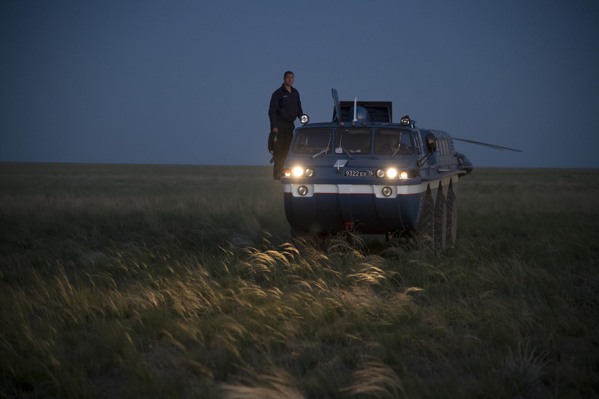 Expedition 55 Soyuz MS-07 Landing