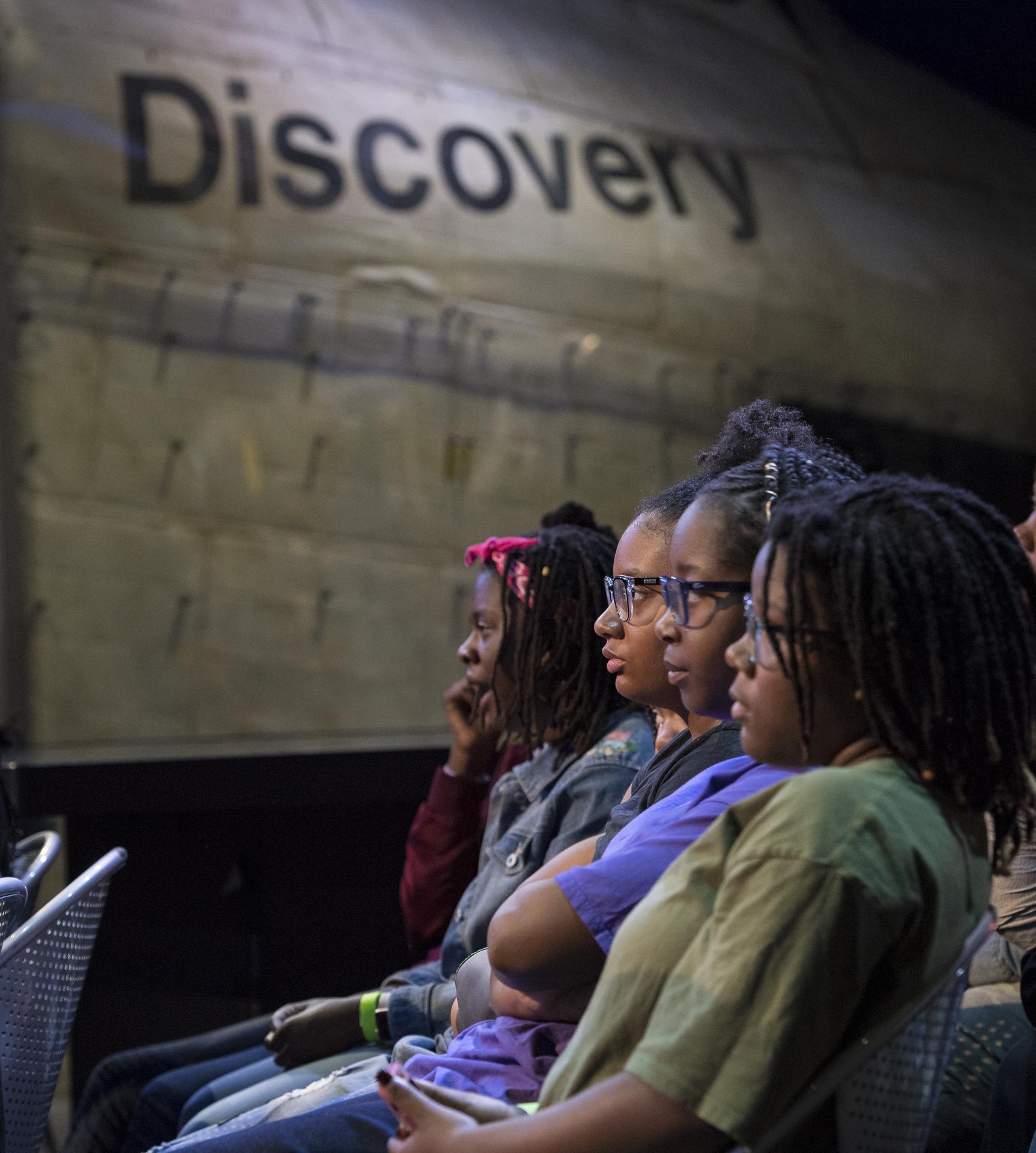 Astronaut Serena Auñon-Chancellor at Air and Space Museum