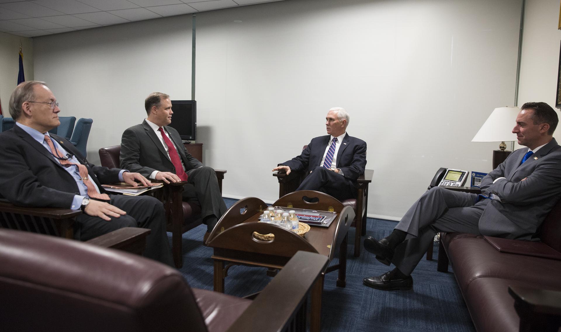 Vice President Pence Visits NASA Headquarters