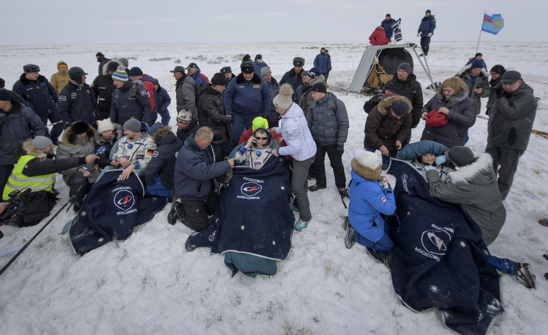 Expedition 57 Soyuz MS-09 Landing