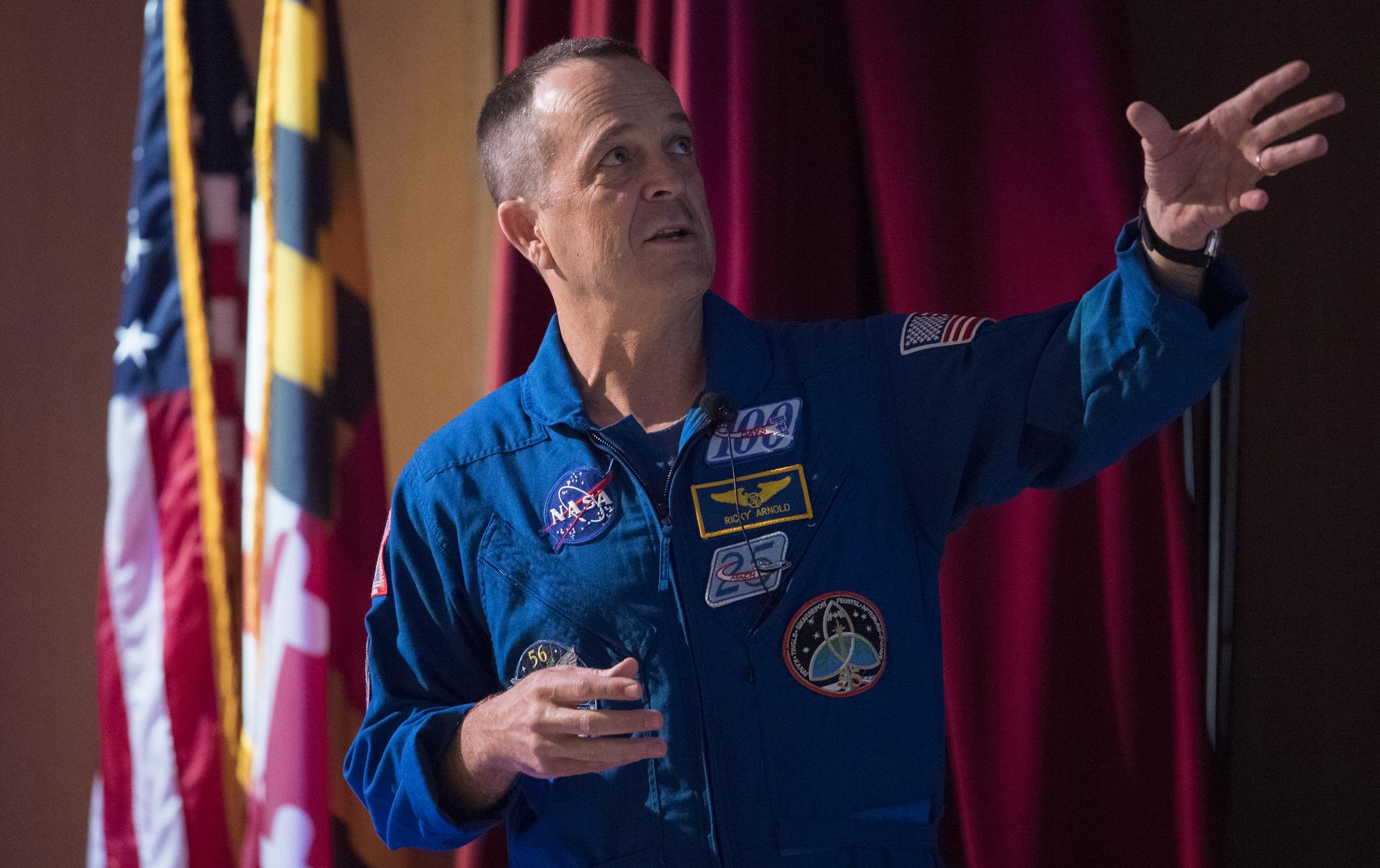 Astronaut Ricky Arnold at GSFC