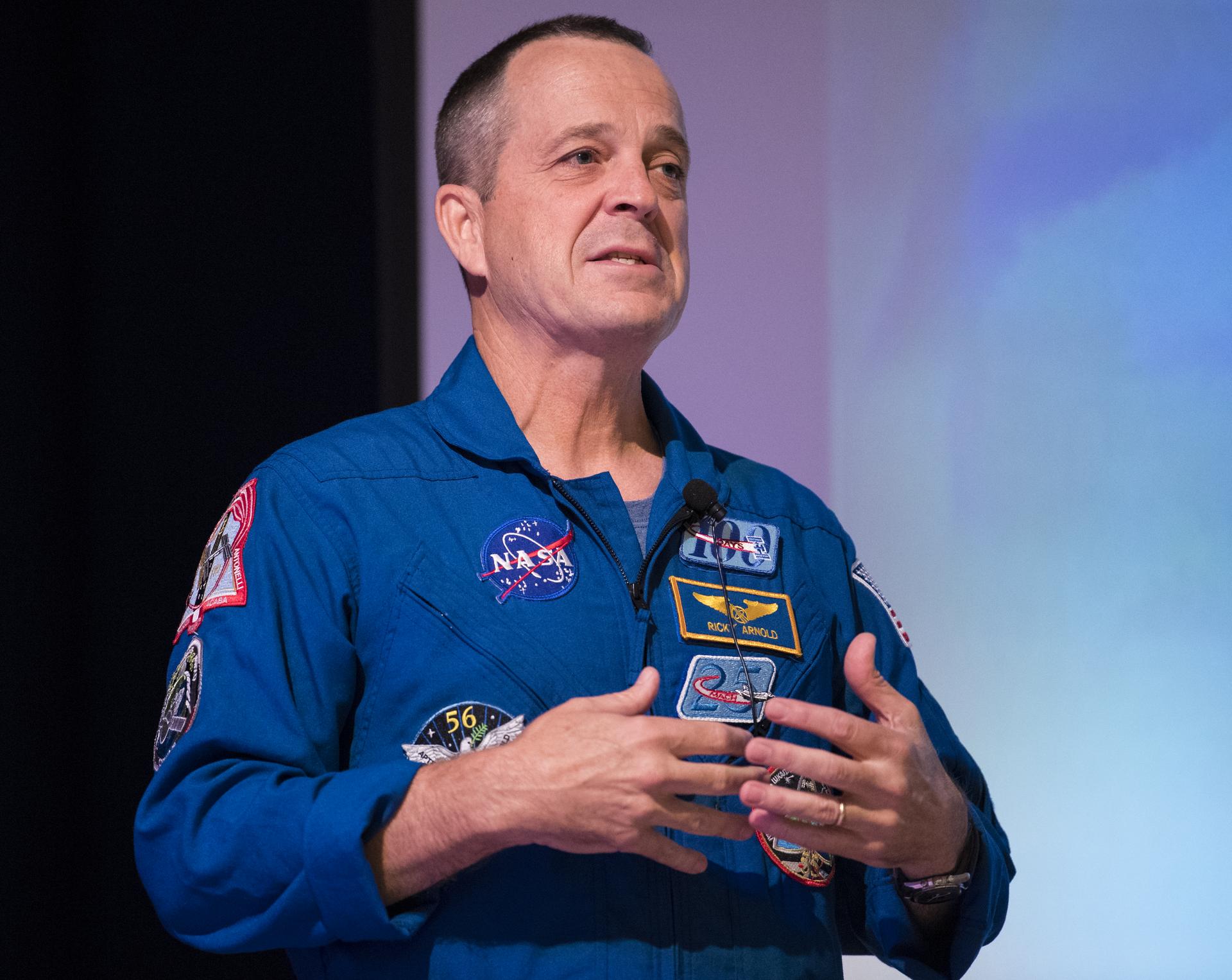 Astronaut Ricky Arnold at GSFC
