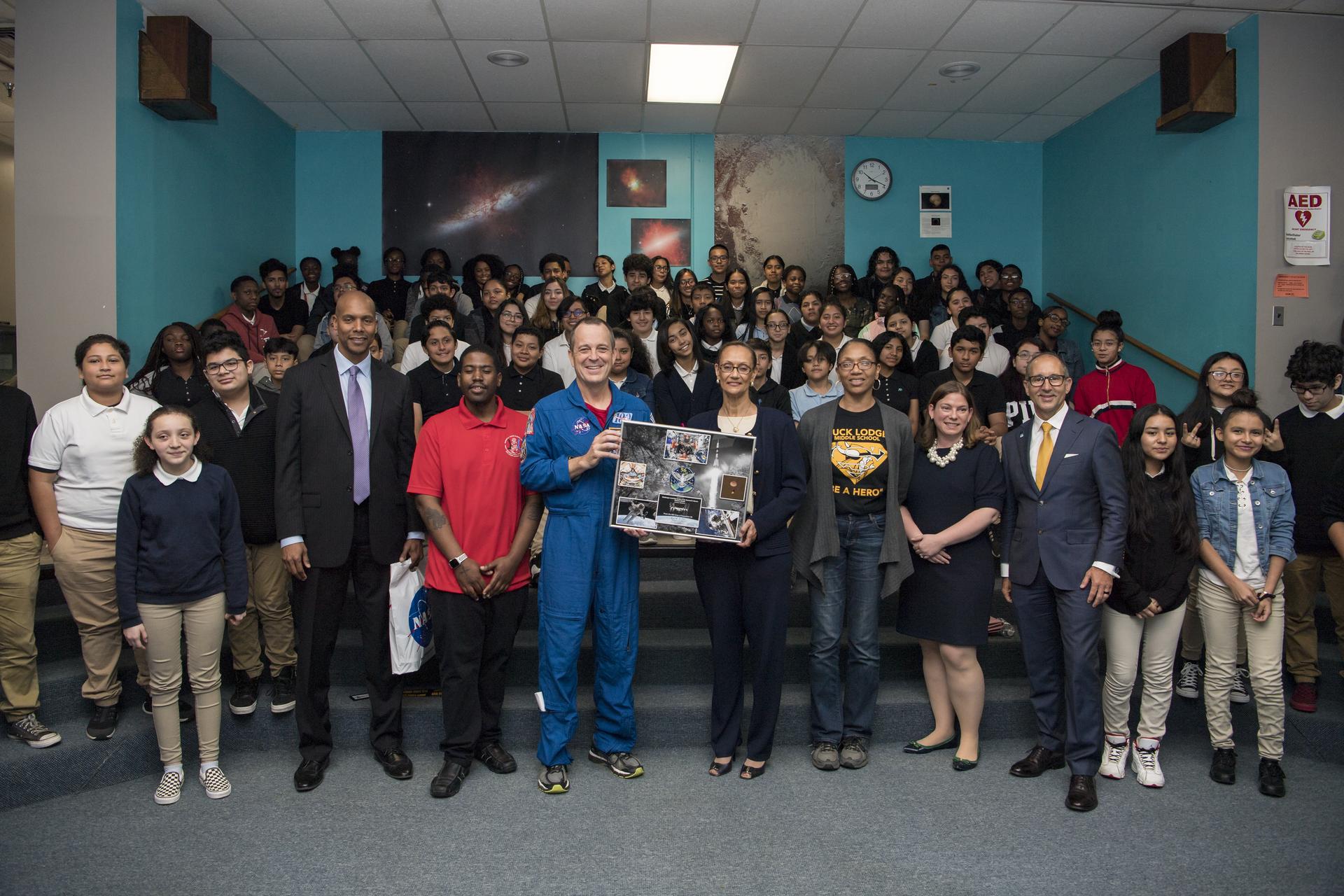 Astronaut Ricky Arnold at Challenger Center
