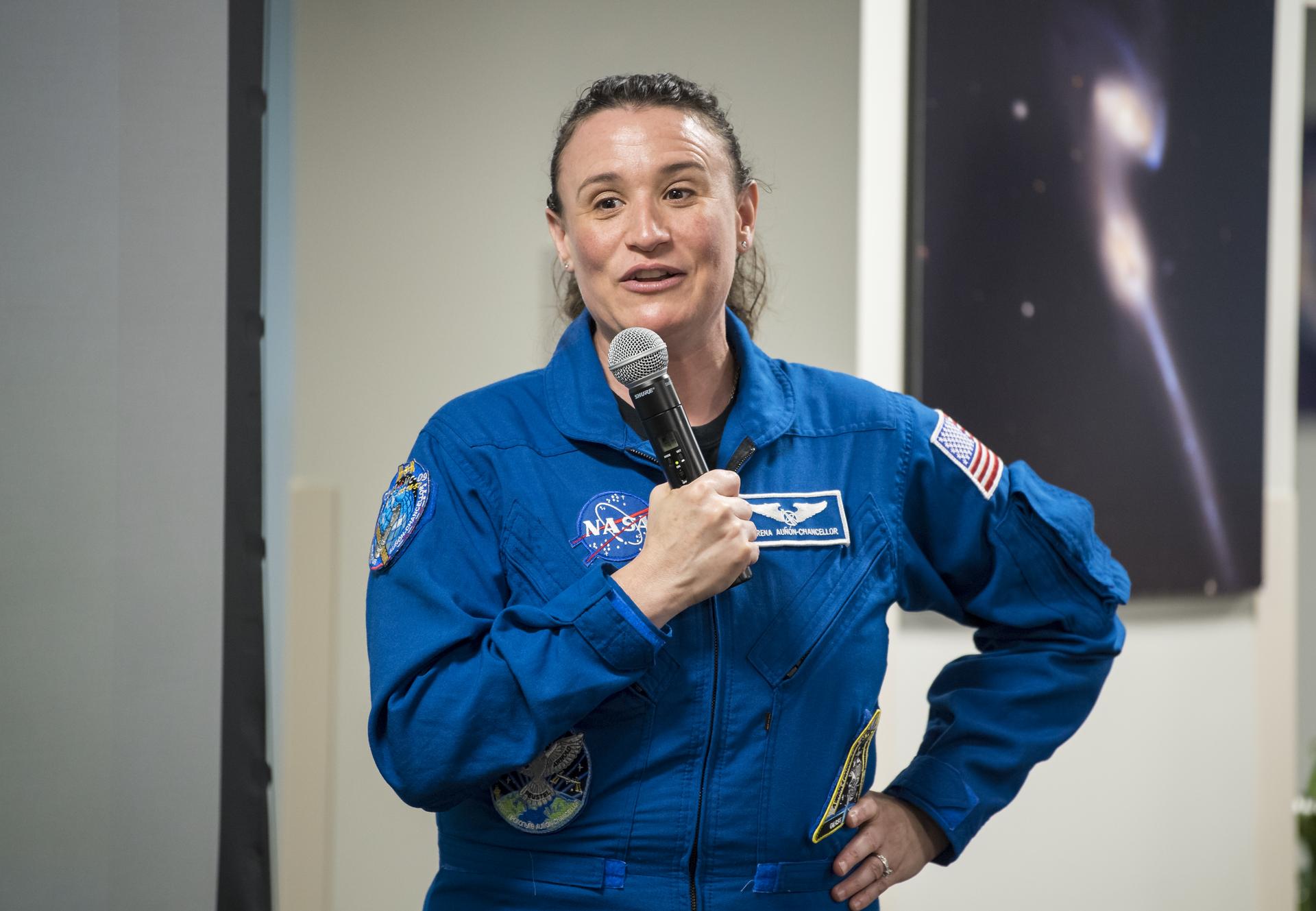 Astronaut Serena Auñón-Chancellor at NASA HQ