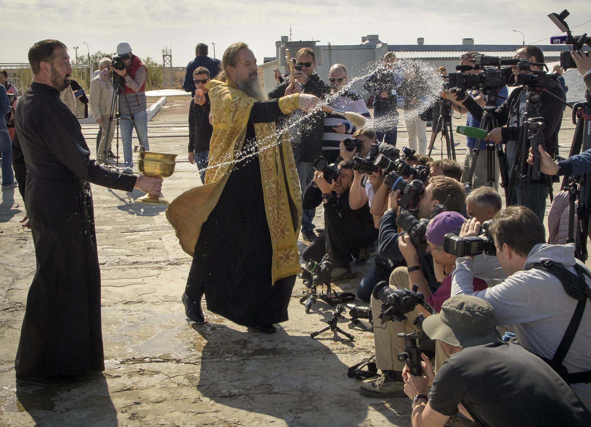 Expedition 61 Soyuz Blessing