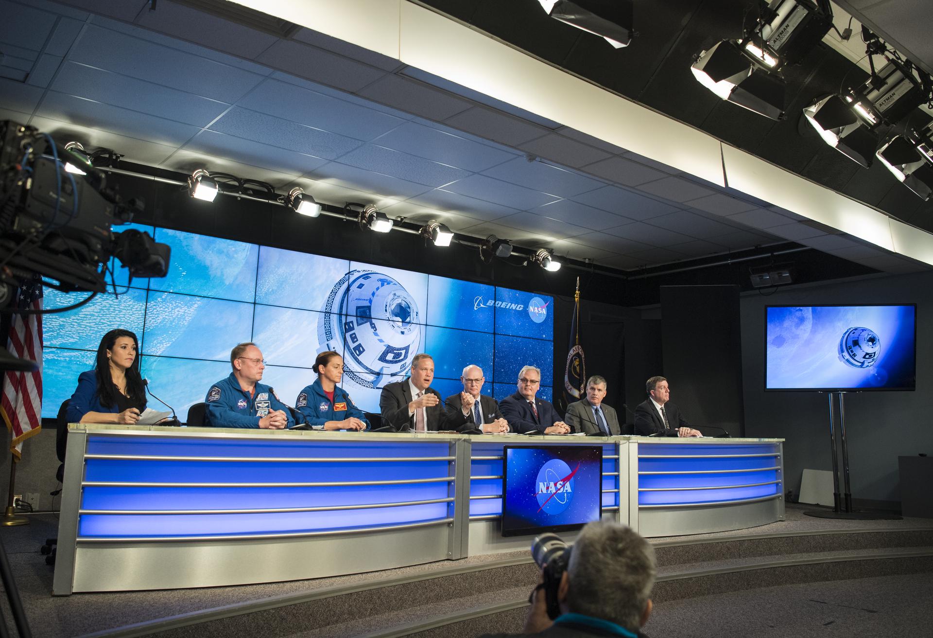 Boeing Orbital Flight Test Press Conference