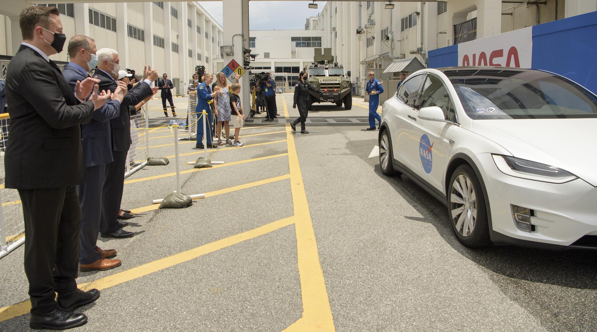 SpaceX Demo-2 Crew Walkout